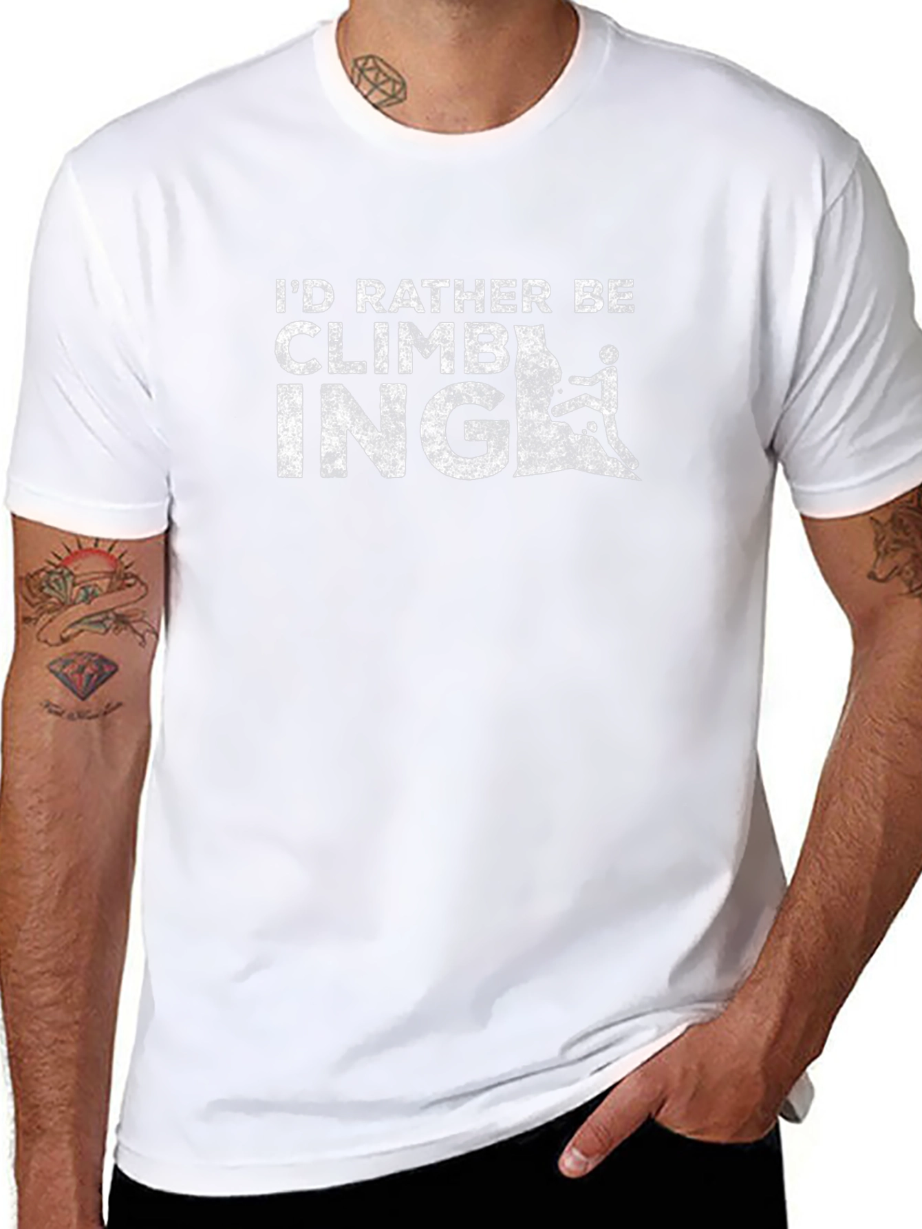 Climbing T-Shirt: Id Rather Be Climbing