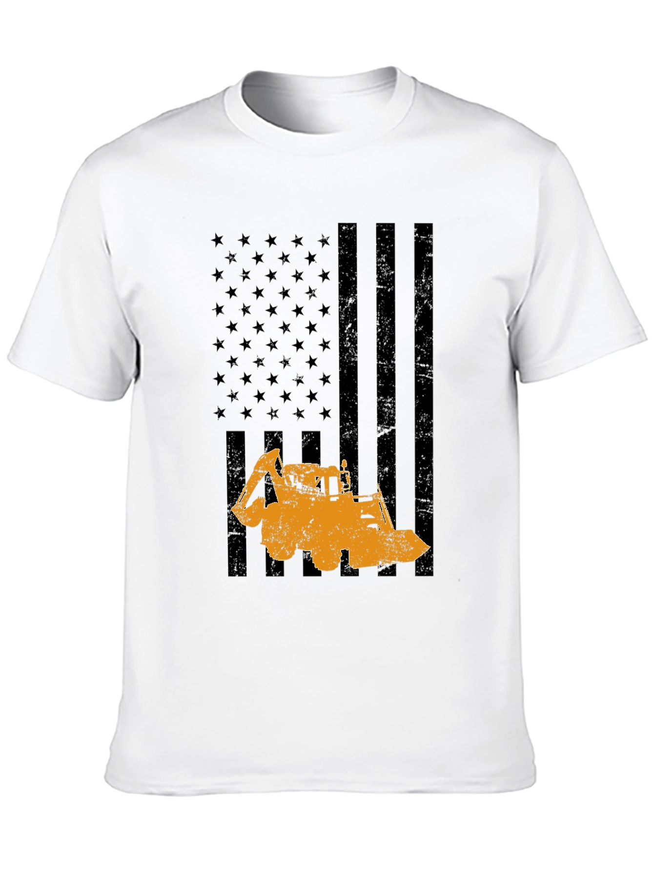 Construction Flag Graphic Tee