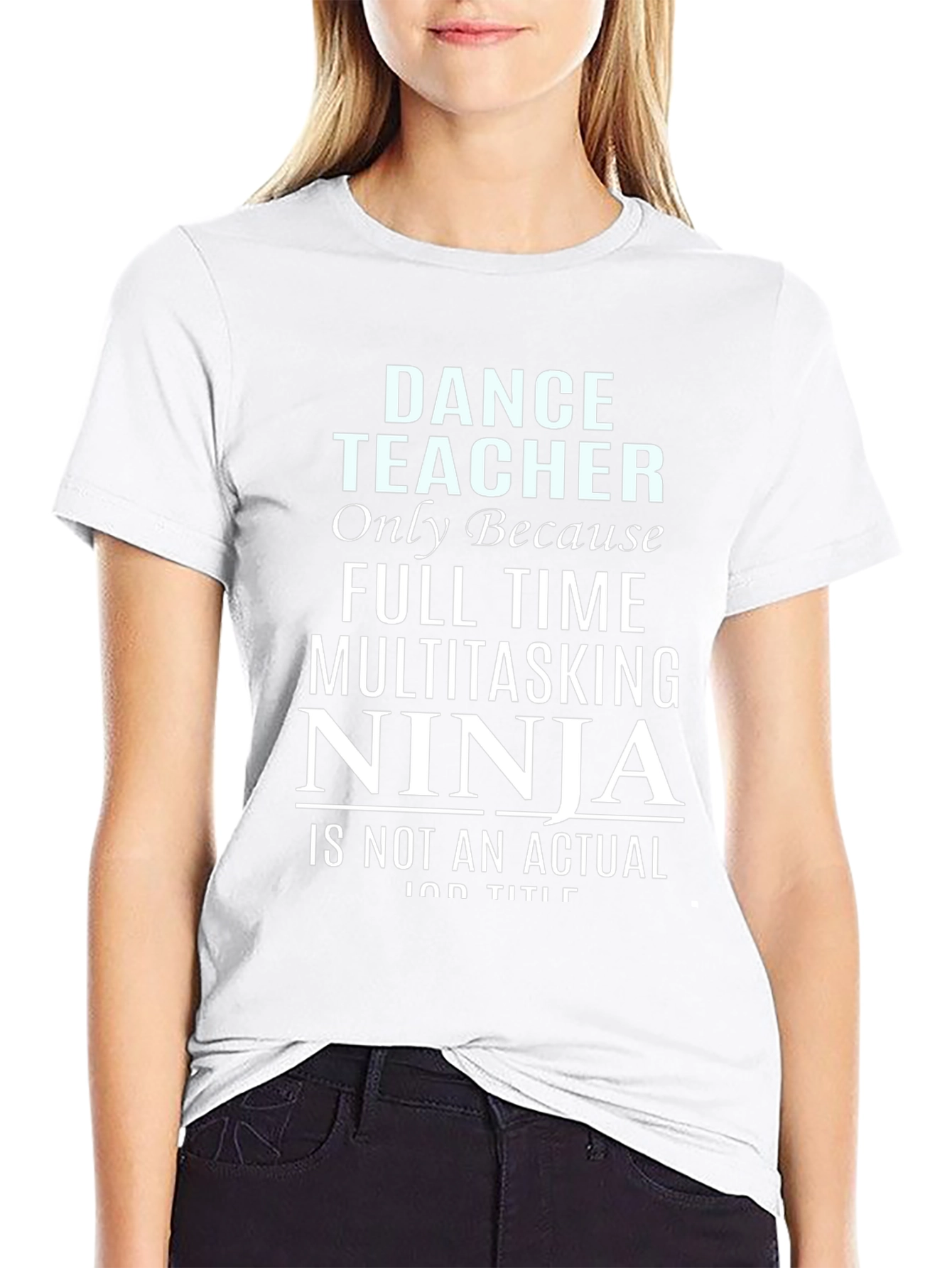 Dance Teacher Ninja Black T-Shirt