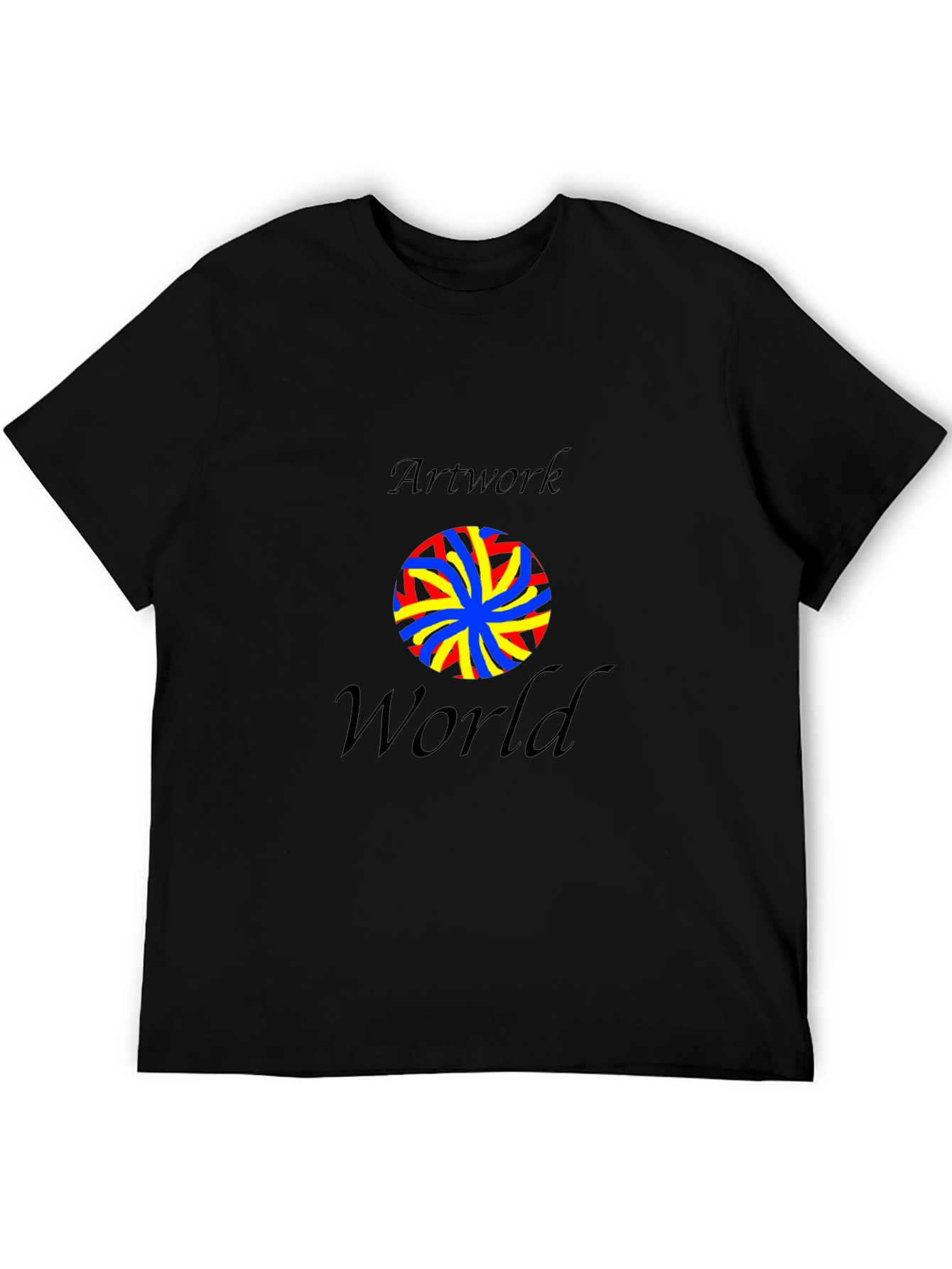 Artwork World Graphic Tee - Black