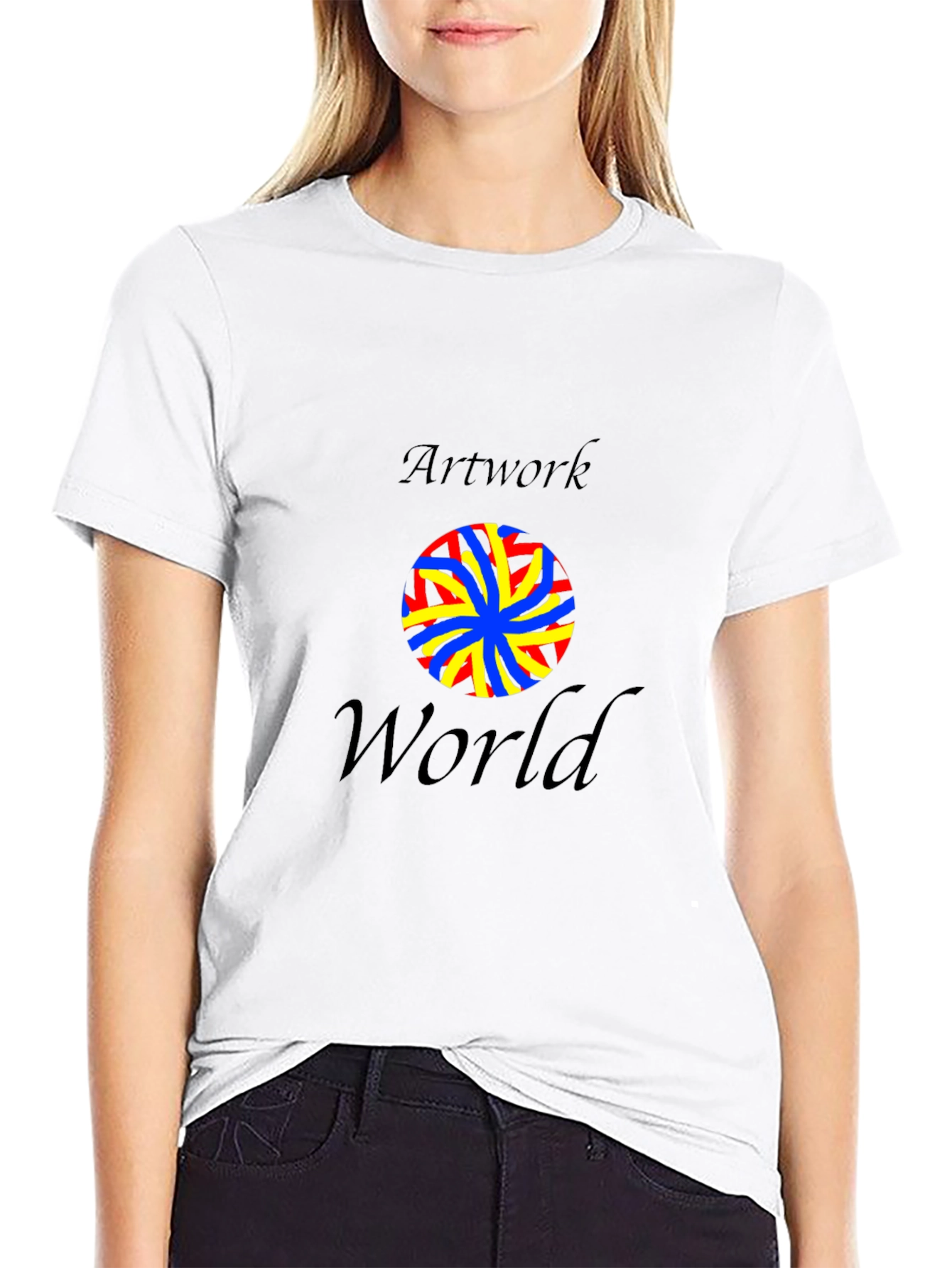 Artwork World Graphic Tee - Black