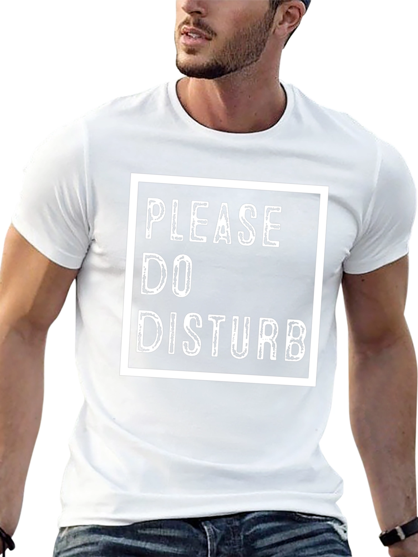 Please Do Disturb Black Graphic Tee