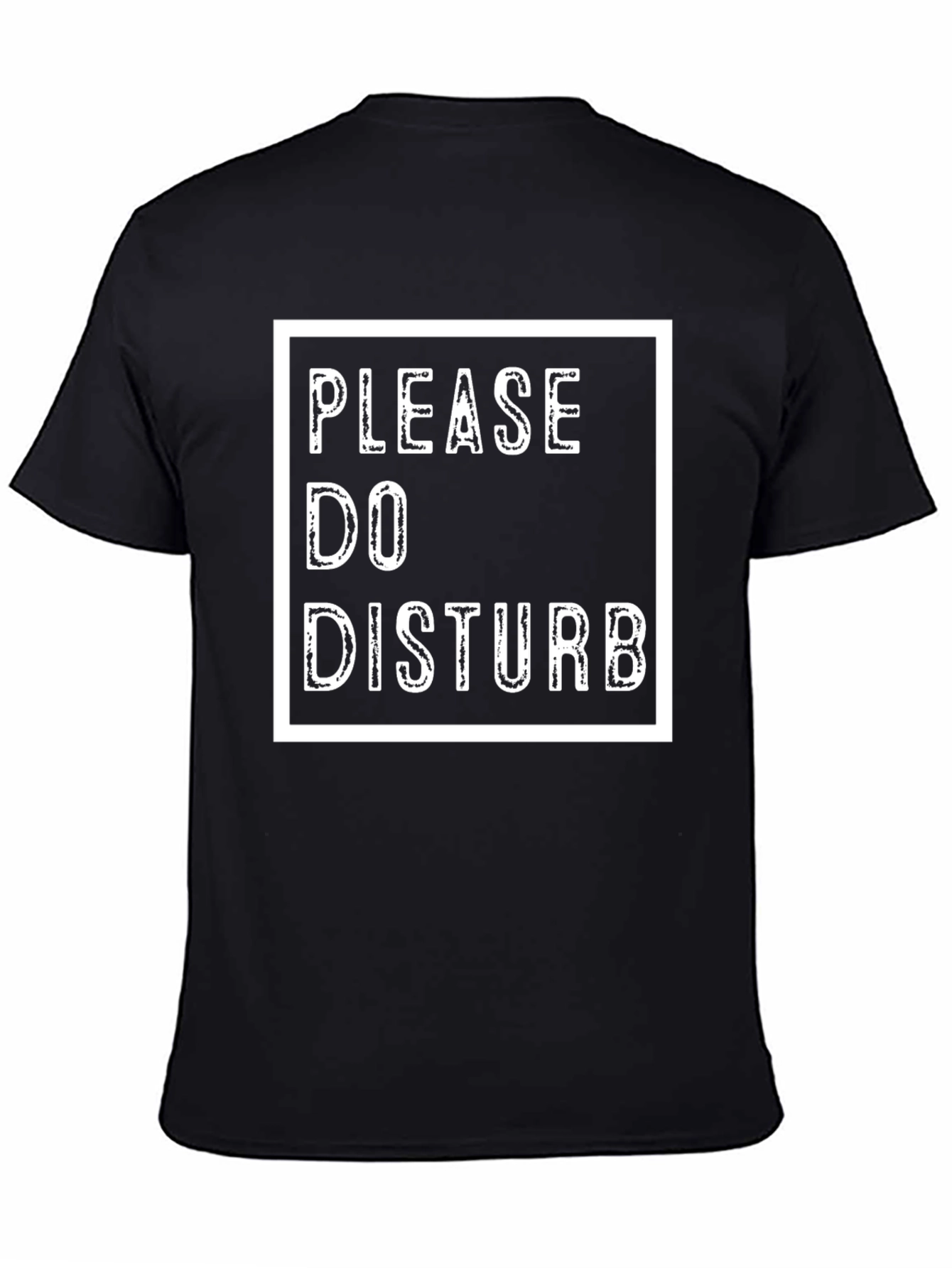 Please Do Disturb Black Graphic Tee