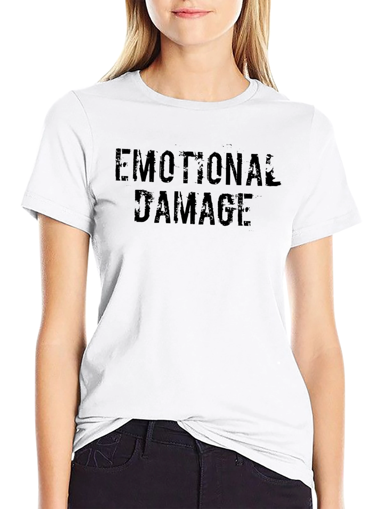 Emotional Damage Black T-Shirt