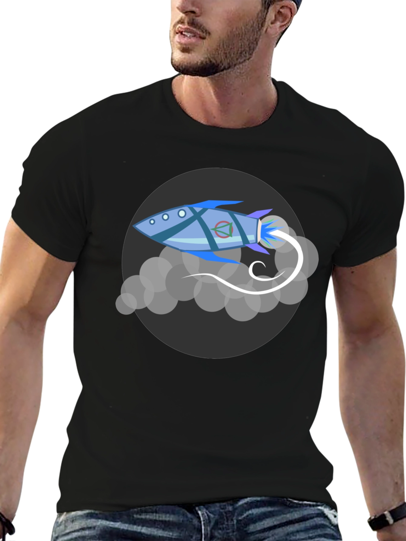Rocket Launch T-Shirt - Space Adventure Tee