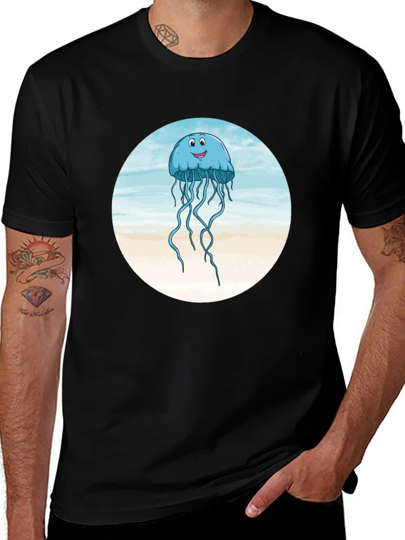 Whimsical Jellyfish Graphic Tee