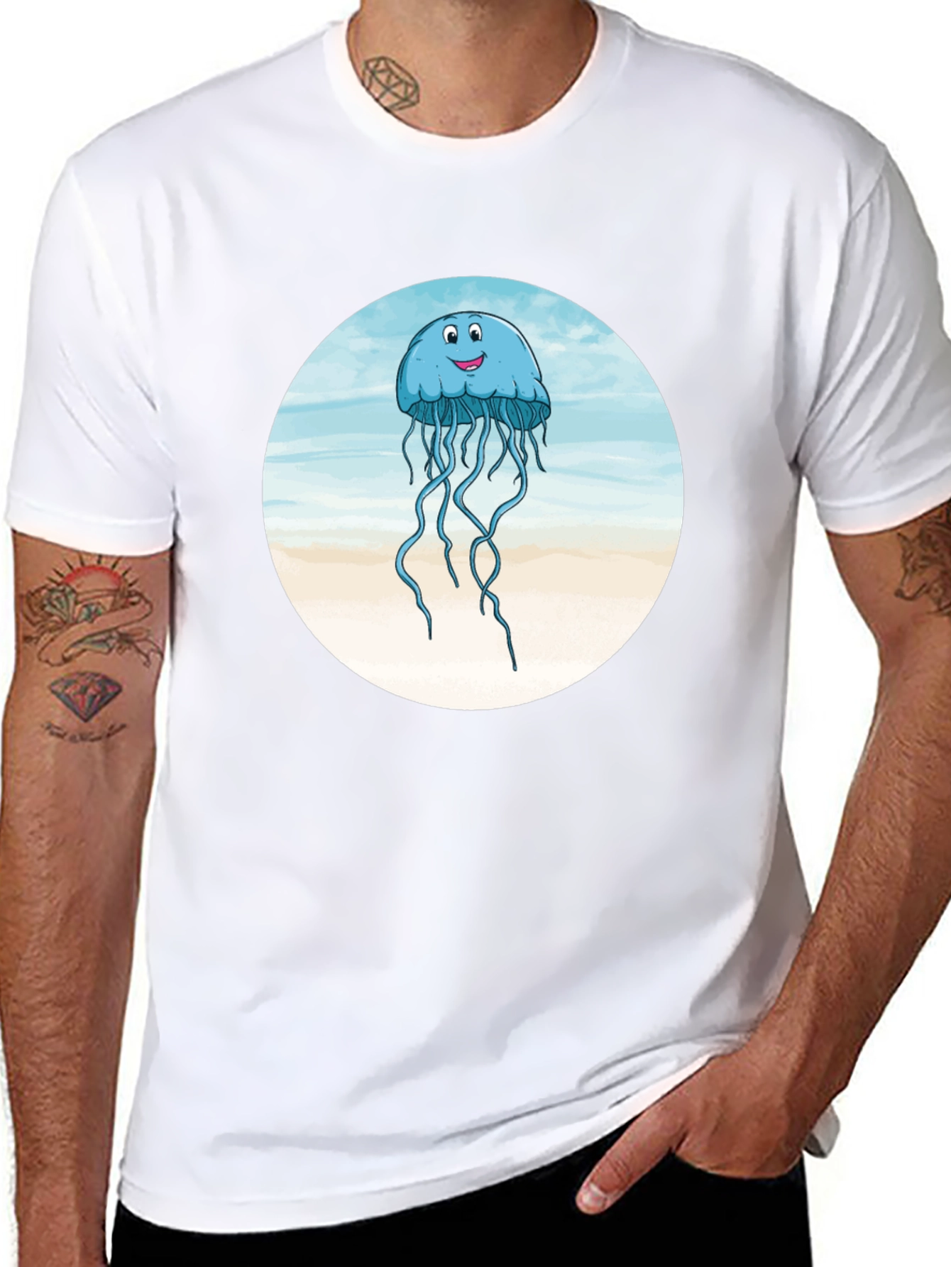 Whimsical Jellyfish Graphic Tee
