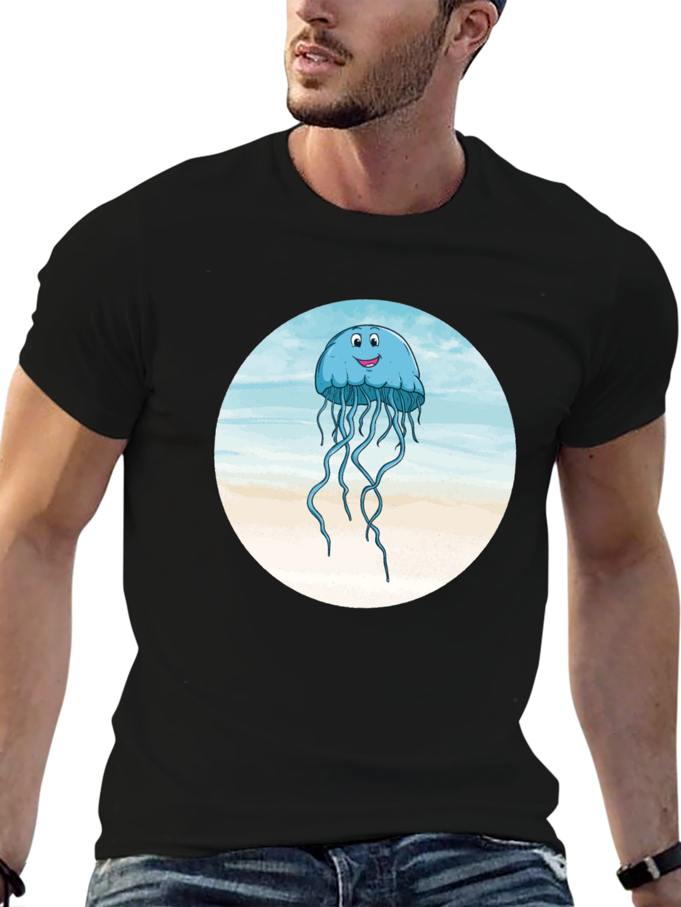Whimsical Jellyfish Graphic Tee
