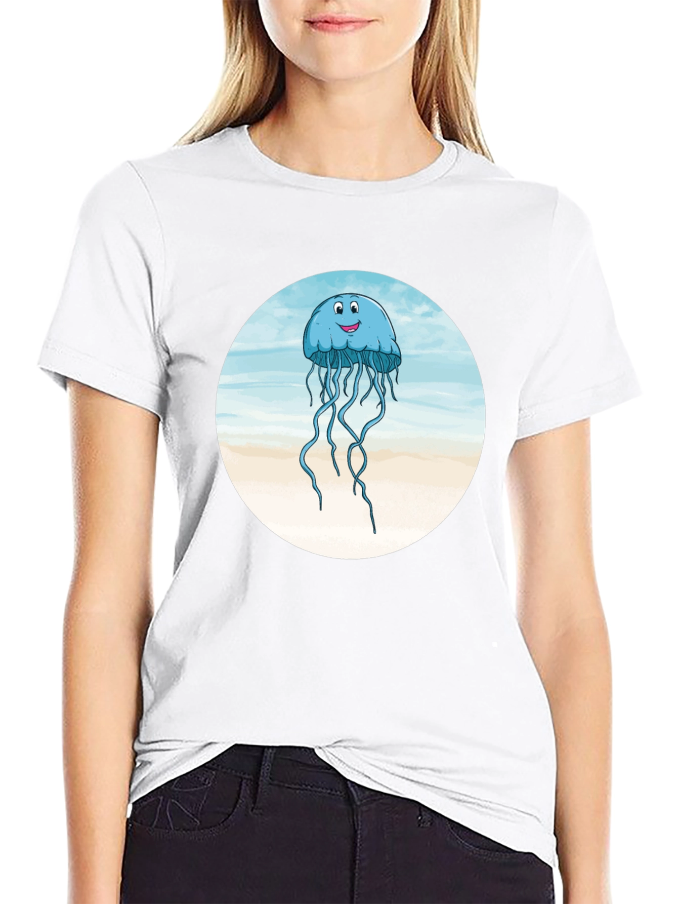 Whimsical Jellyfish Graphic Tee