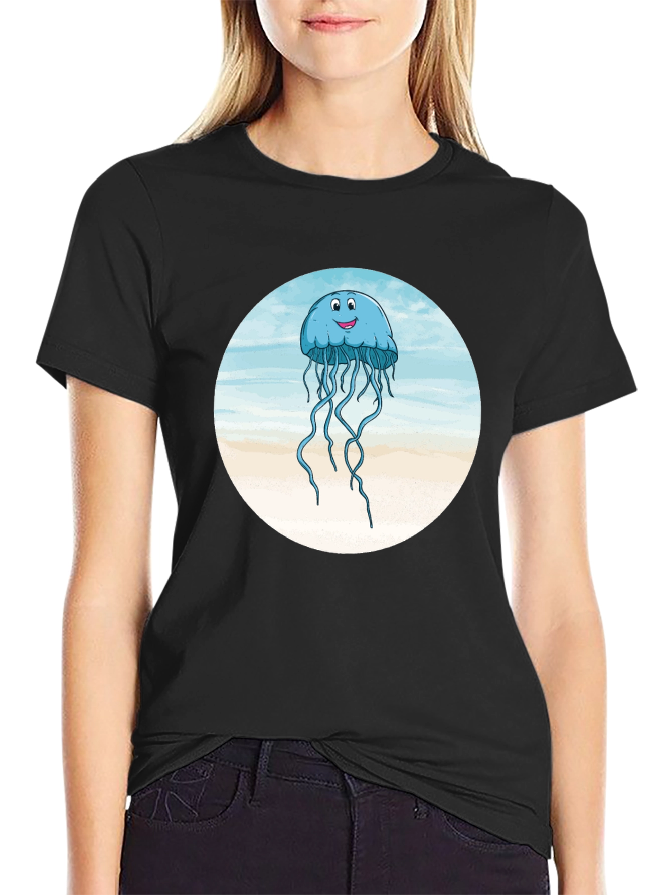 Whimsical Jellyfish Graphic Tee