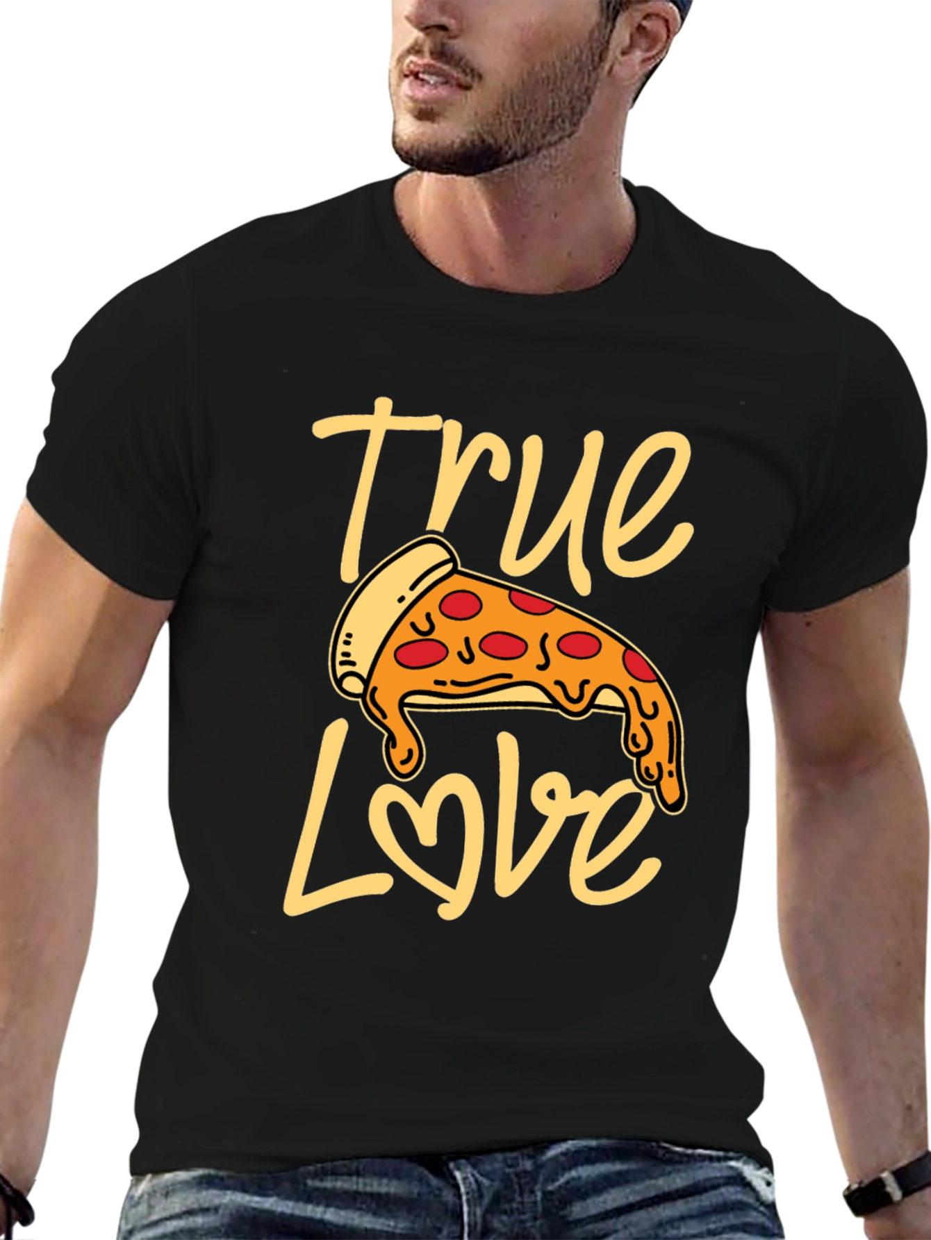 True Love Pizza T-Shirt - Foodie Fashion
