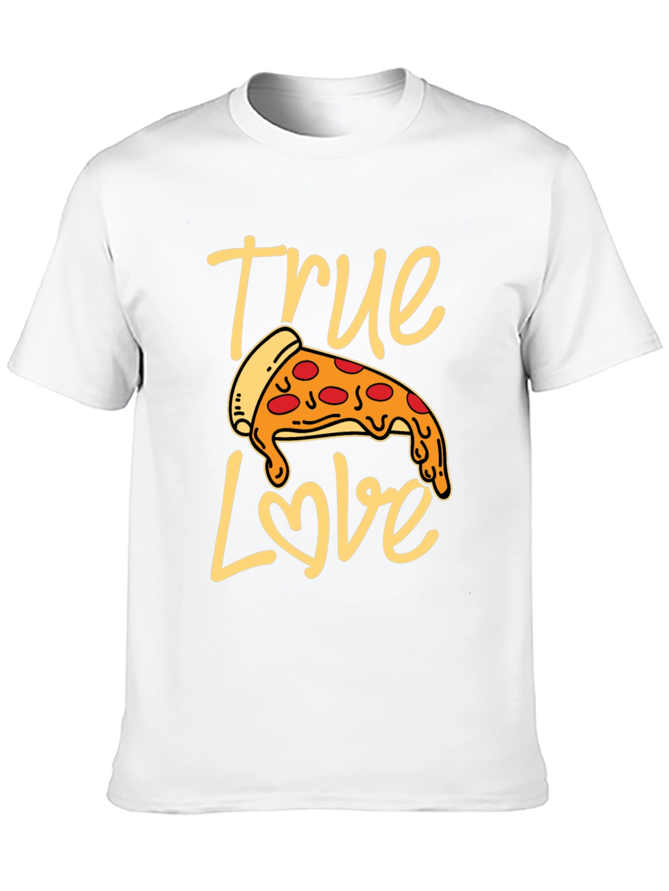 True Love Pizza T-Shirt - Foodie Fashion