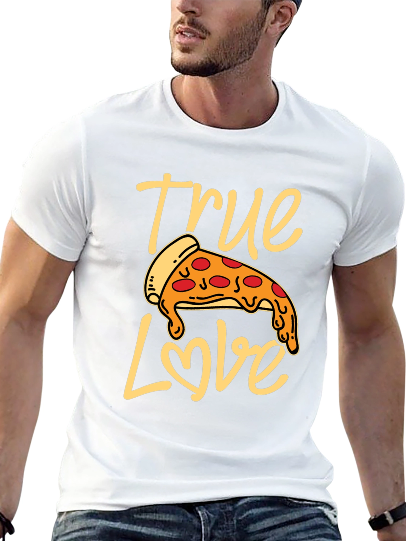 True Love Pizza T-Shirt - Foodie Fashion