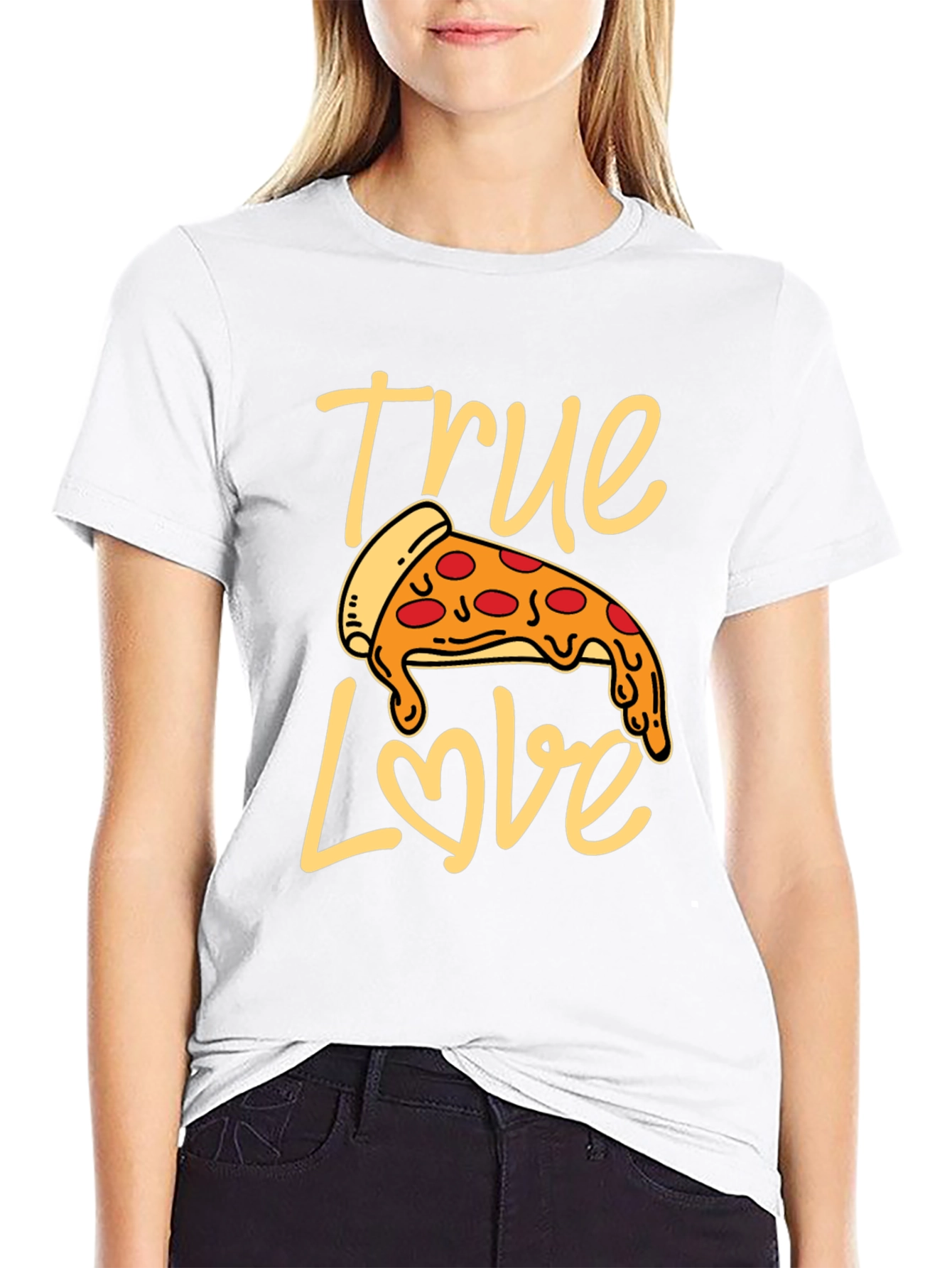 True Love Pizza T-Shirt - Foodie Fashion