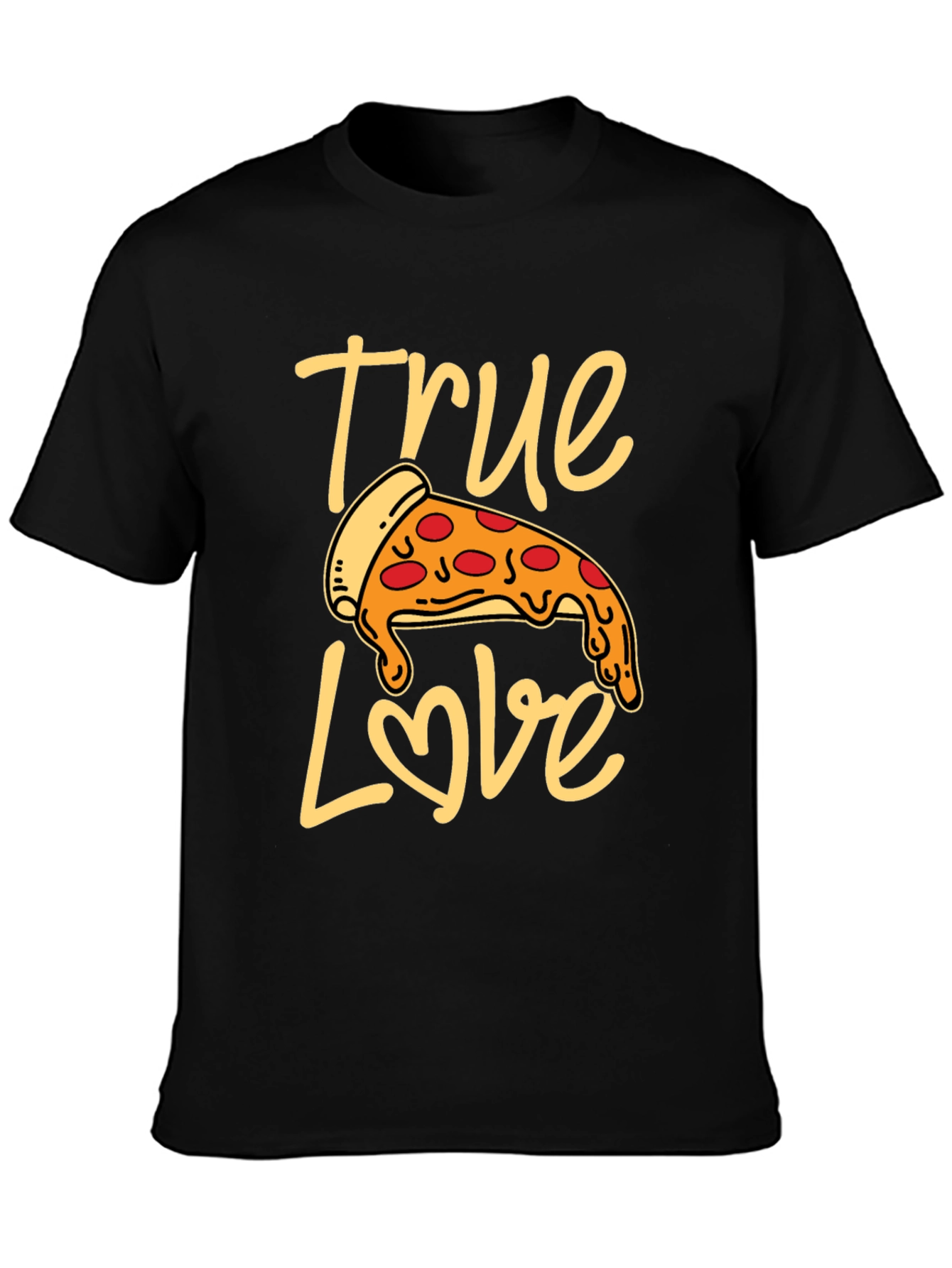 True Love Pizza T-Shirt - Foodie Fashion