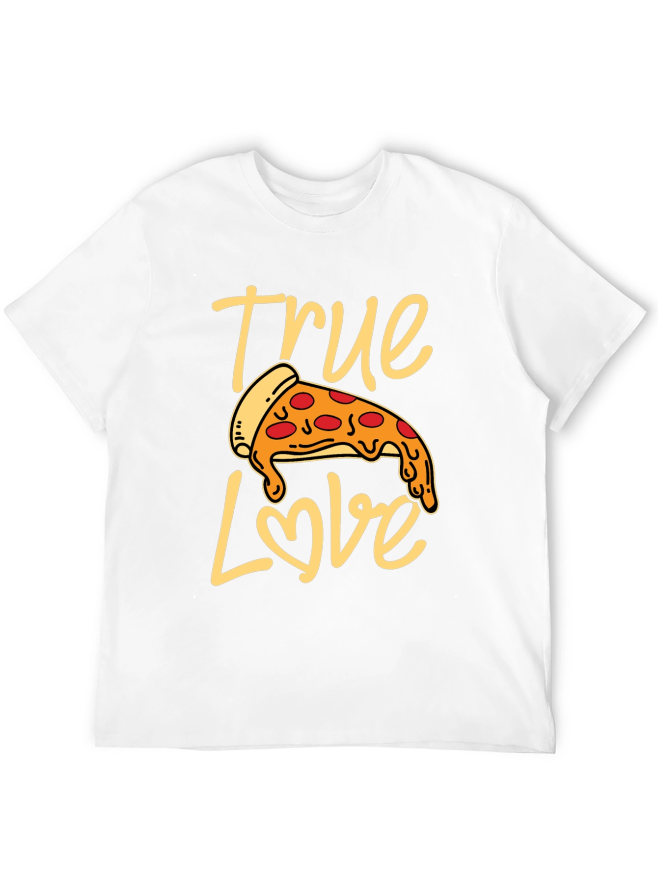 True Love Pizza T-Shirt - Foodie Fashion