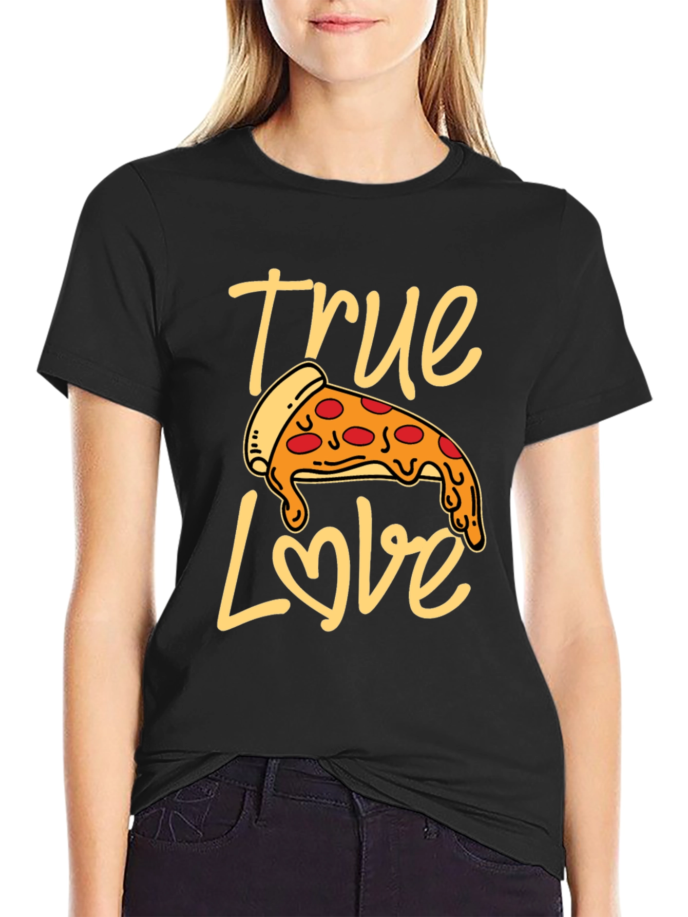 True Love Pizza T-Shirt - Foodie Fashion