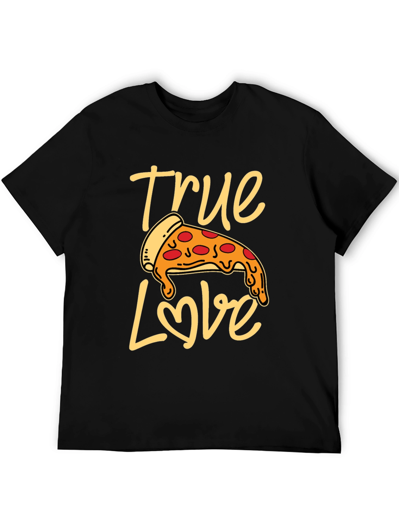 True Love Pizza T-Shirt - Foodie Fashion