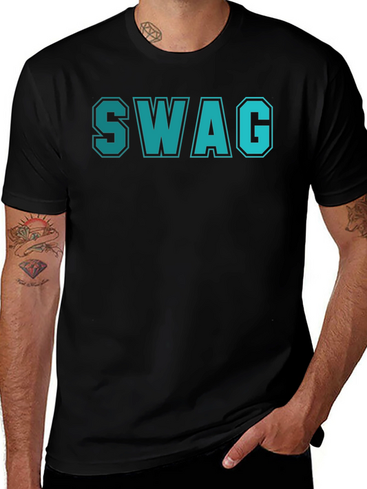 Cool SWAG Tee - Black Cotton Blend T-Shirt