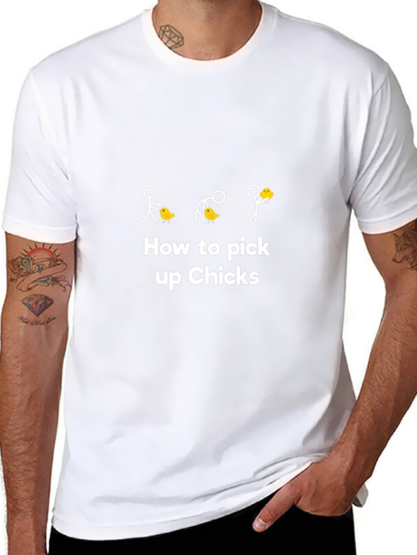How to Pick Up Chicks Graphic Tee