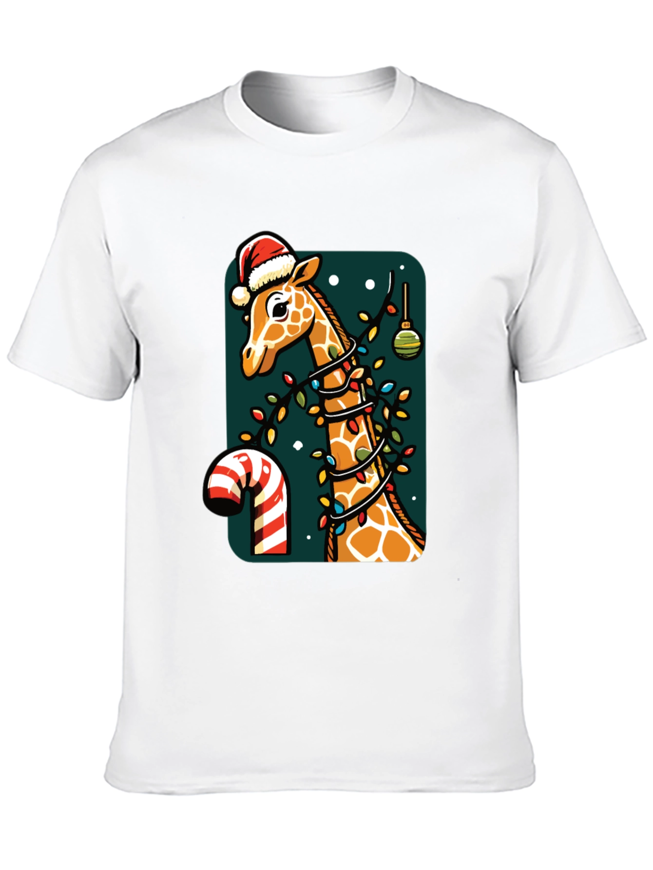 Christmas Giraffe T-Shirt