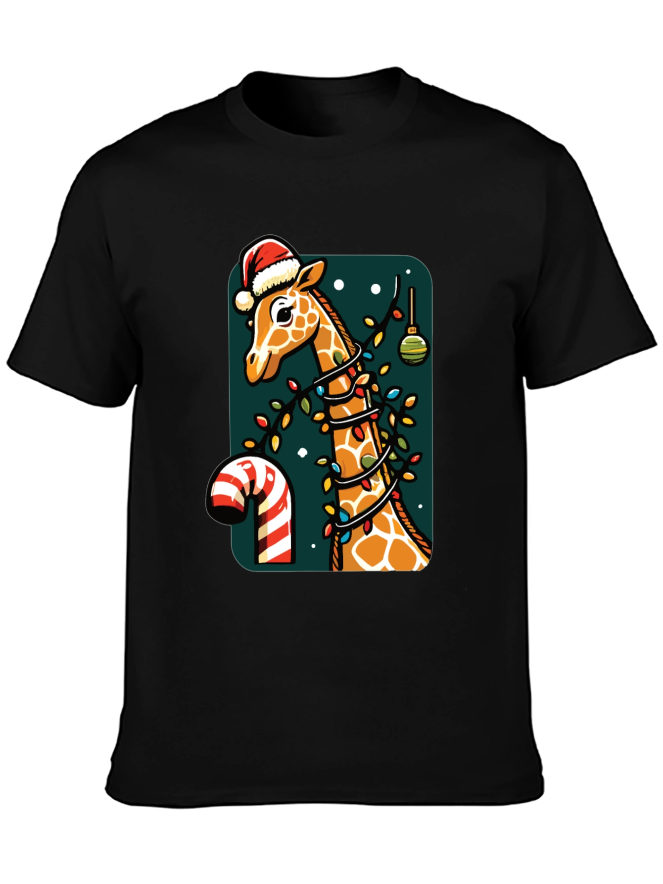 Christmas Giraffe T-Shirt