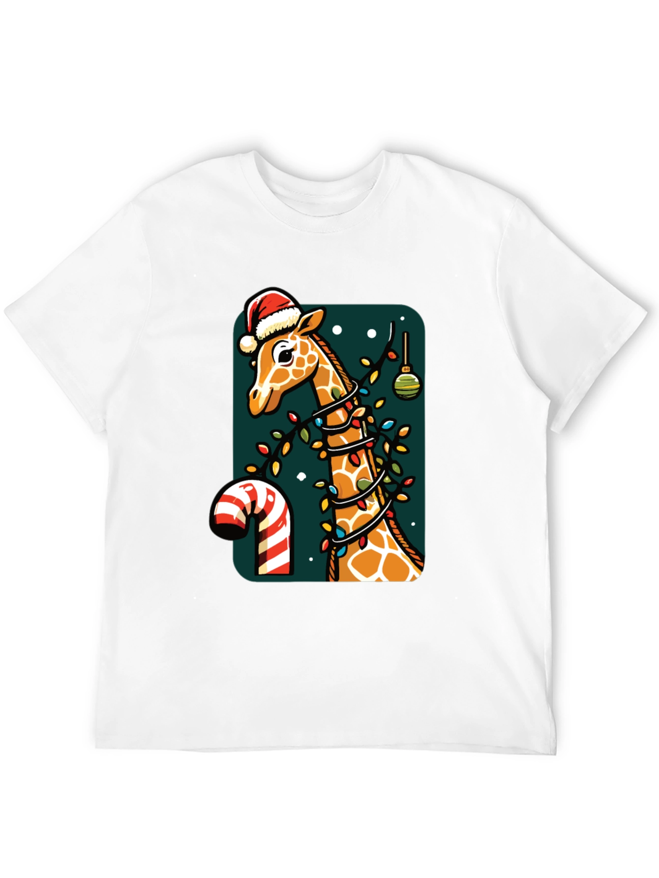 Christmas Giraffe T-Shirt