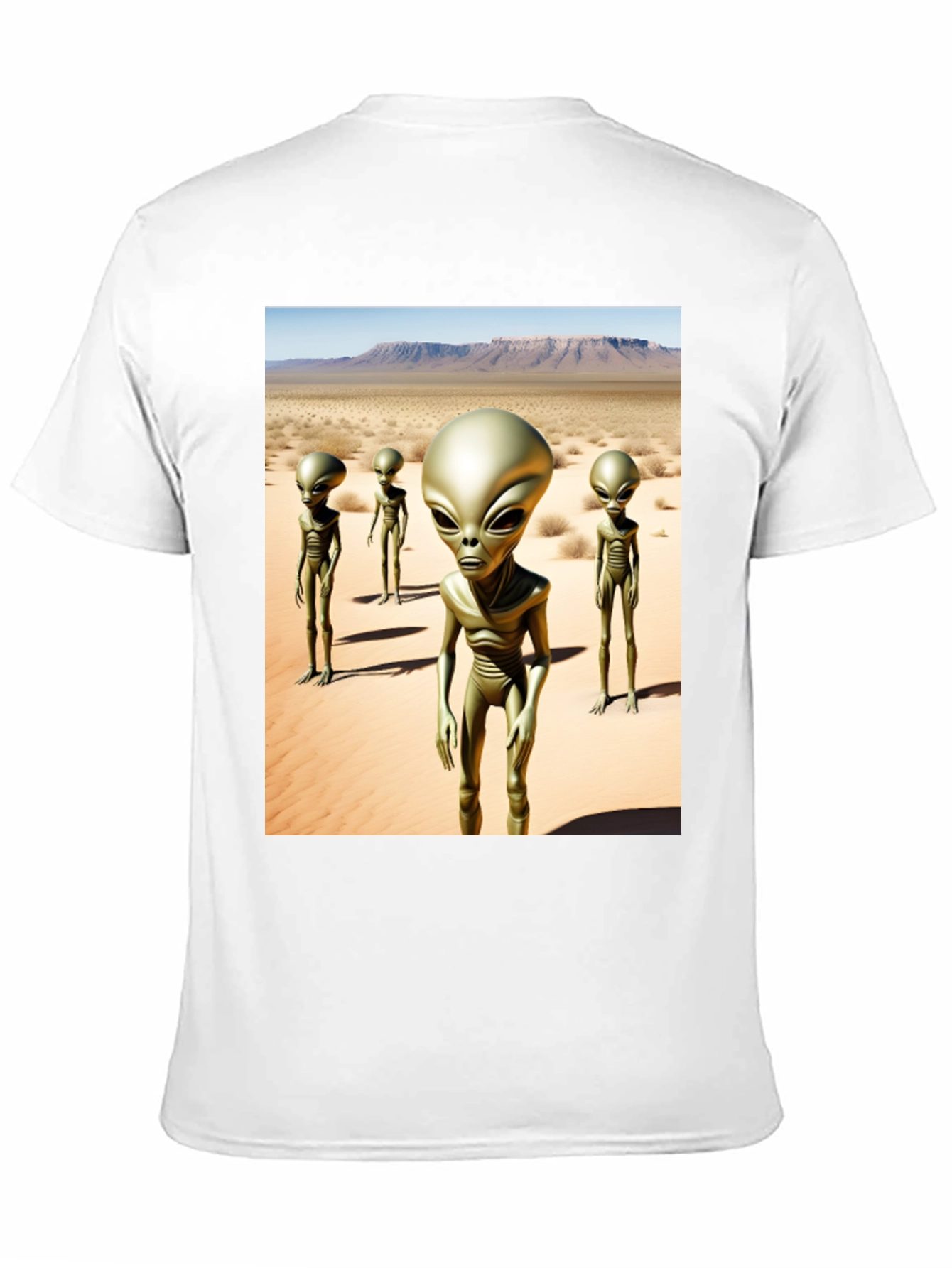 Alien Desert Black T-Shirt