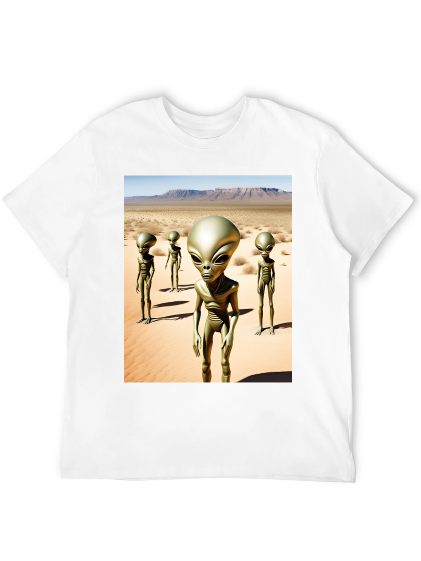 Alien Desert Black T-Shirt