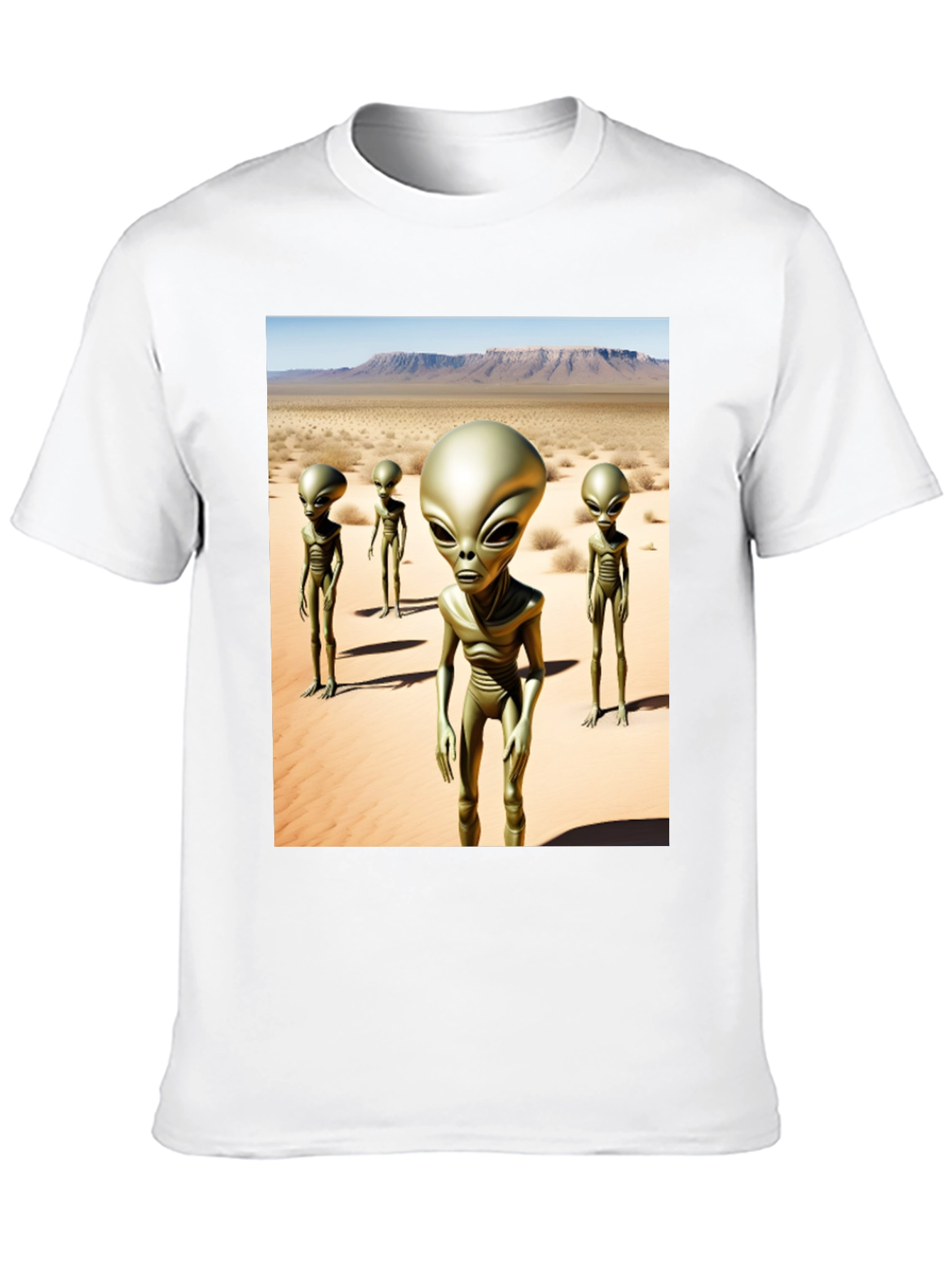 Alien Desert Black T-Shirt