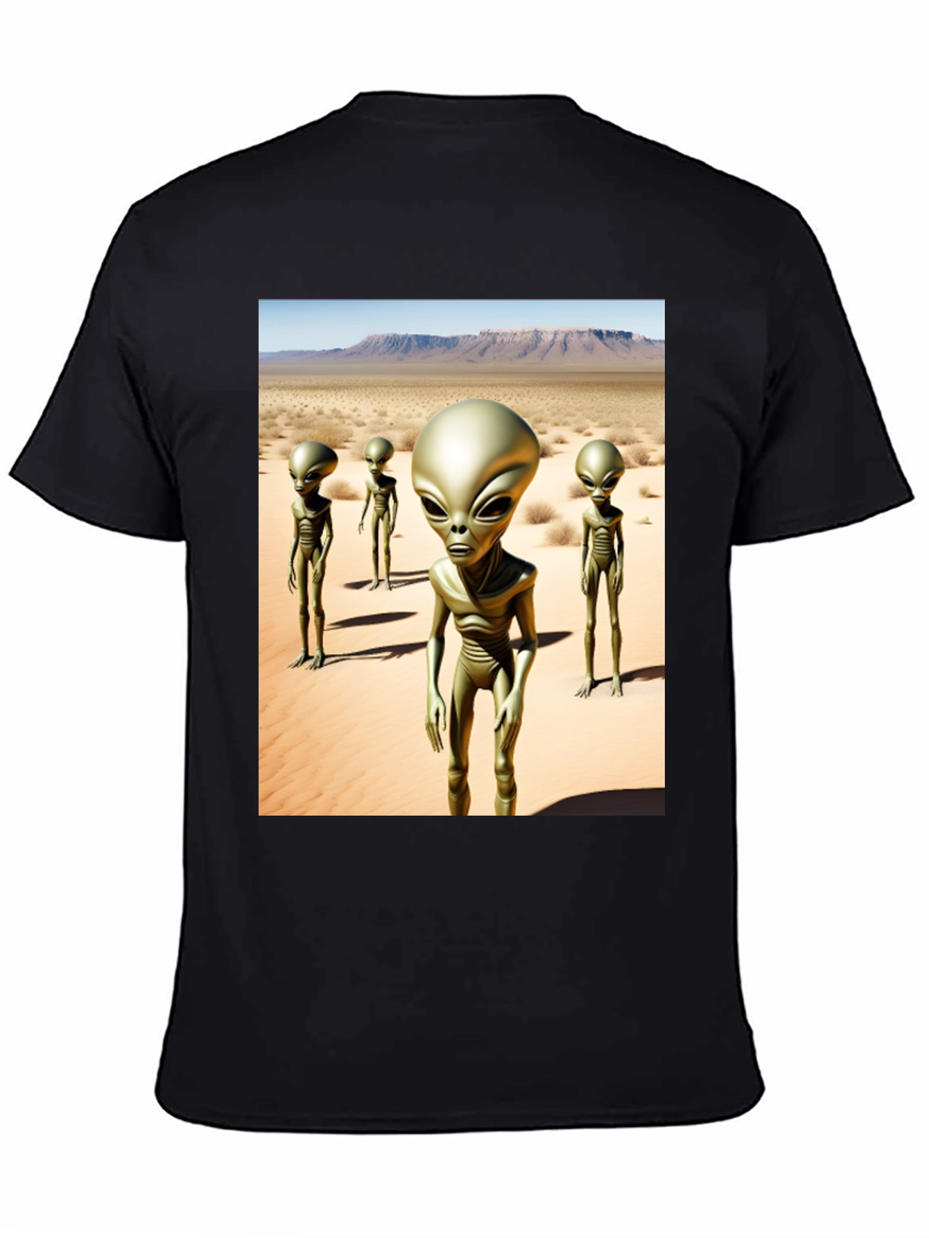 Alien Desert Black T-Shirt