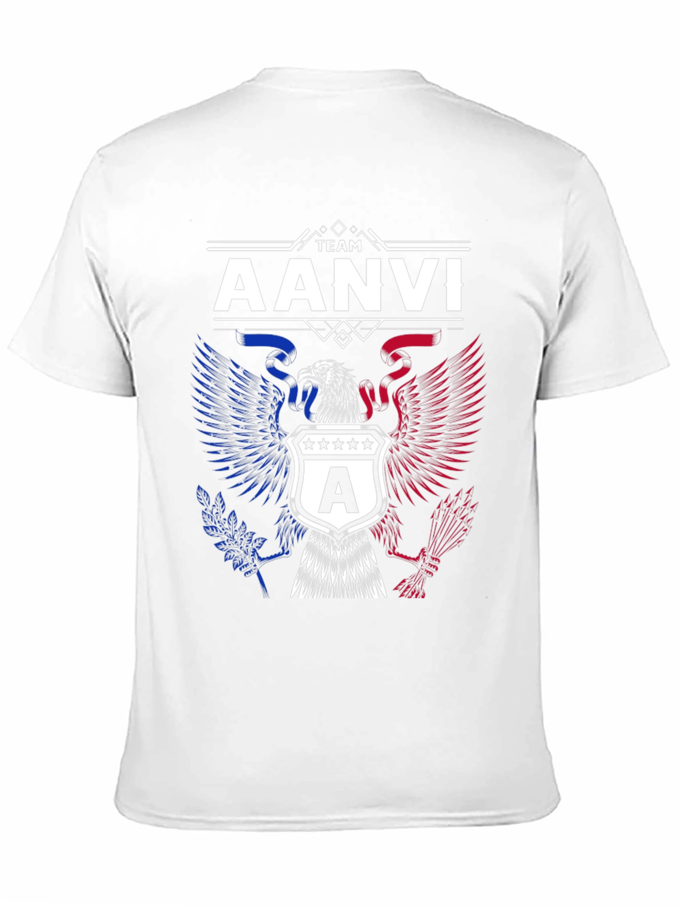 Team AANVI Eagle Graphic T-Shirt