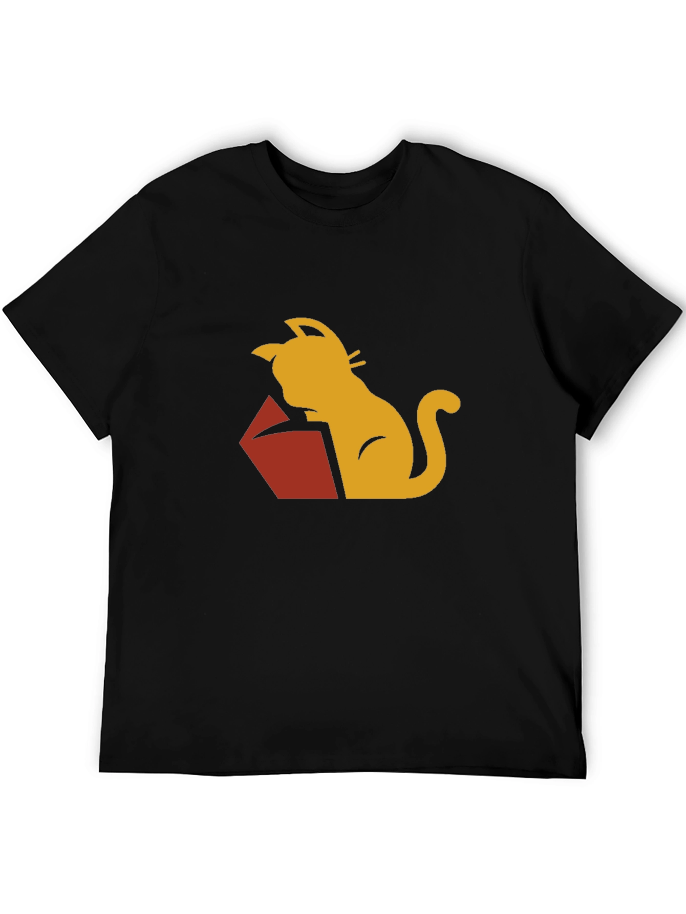 Cat Reading Book Graphic Tee - Stylish Casual Wear