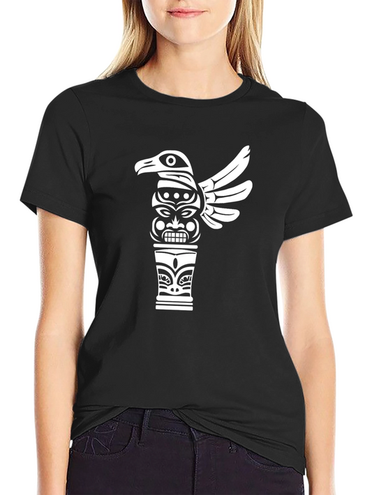 Tribal Totem Graphic Tee - Stylish Comfort
