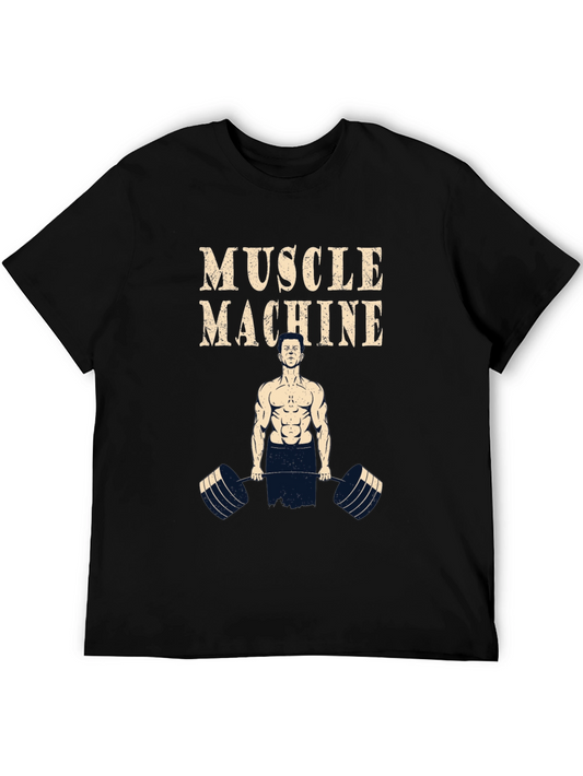 Muscle Machine Graphic T-Shirt - Gym Workout Tee