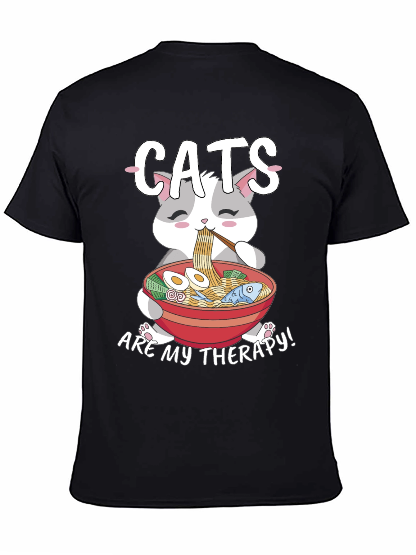 Cats Are My Therapy T-Shirt