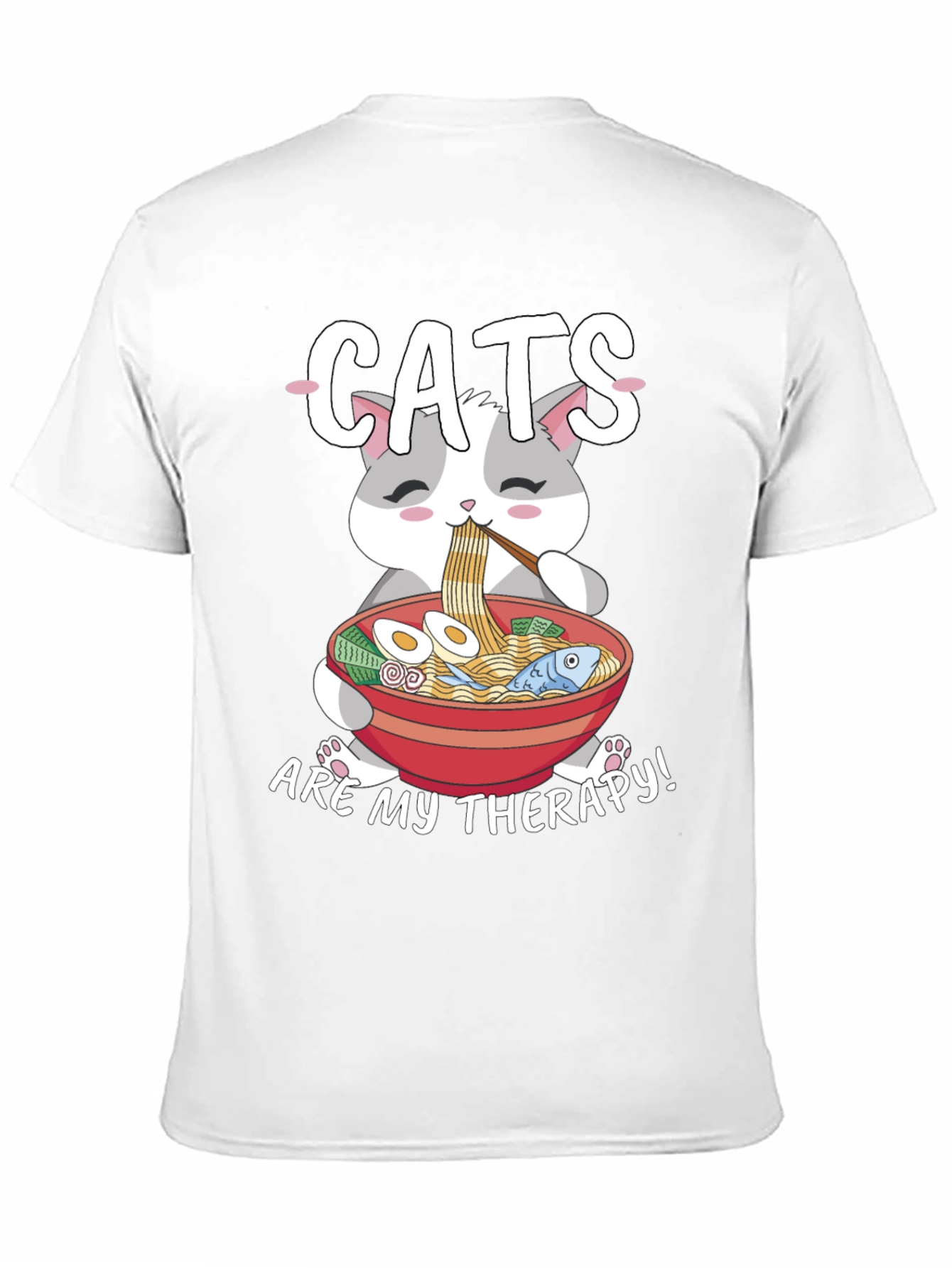 Cats Are My Therapy T-Shirt