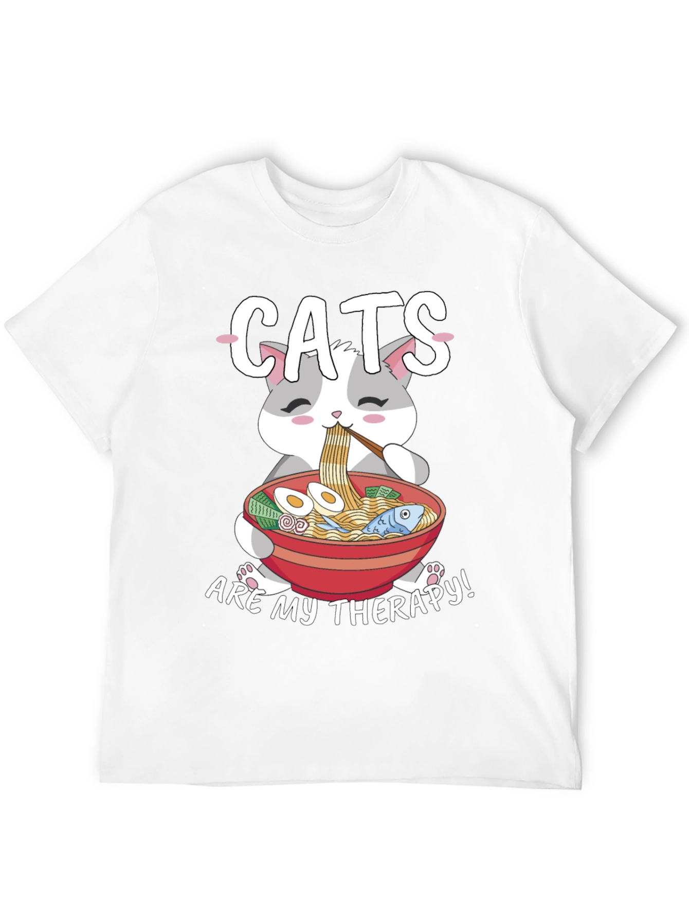Cats Are My Therapy T-Shirt