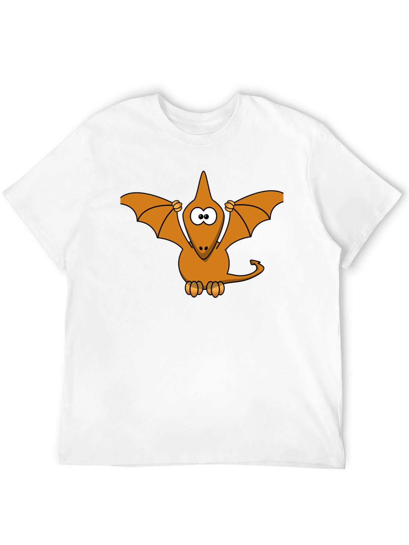 Cartoon Dinosaur Graphic T-Shirt