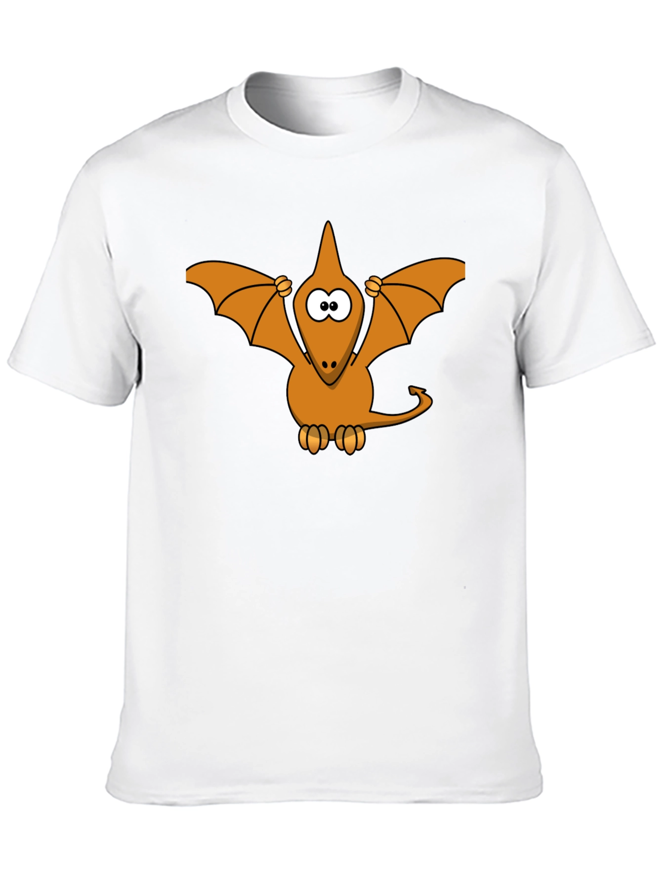 Cartoon Dinosaur Graphic T-Shirt