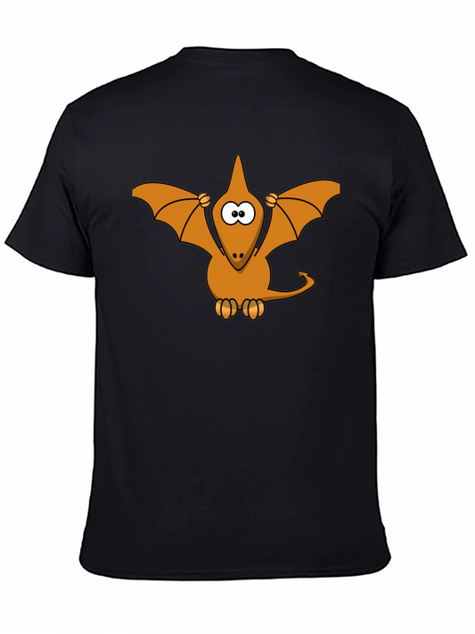 Cartoon Dinosaur Graphic T-Shirt
