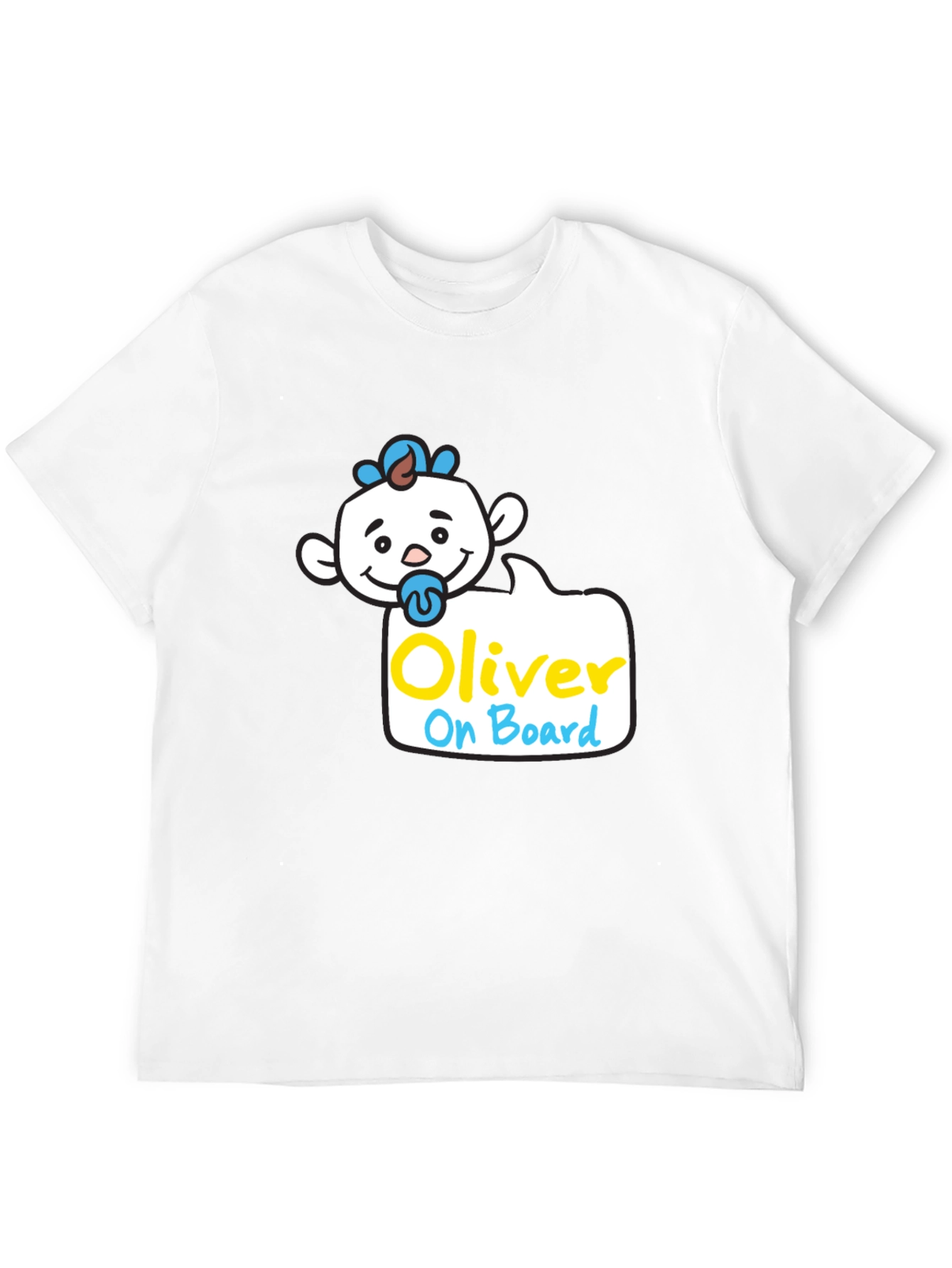 Oliver On Board T-Shirt - Cute Baby Design