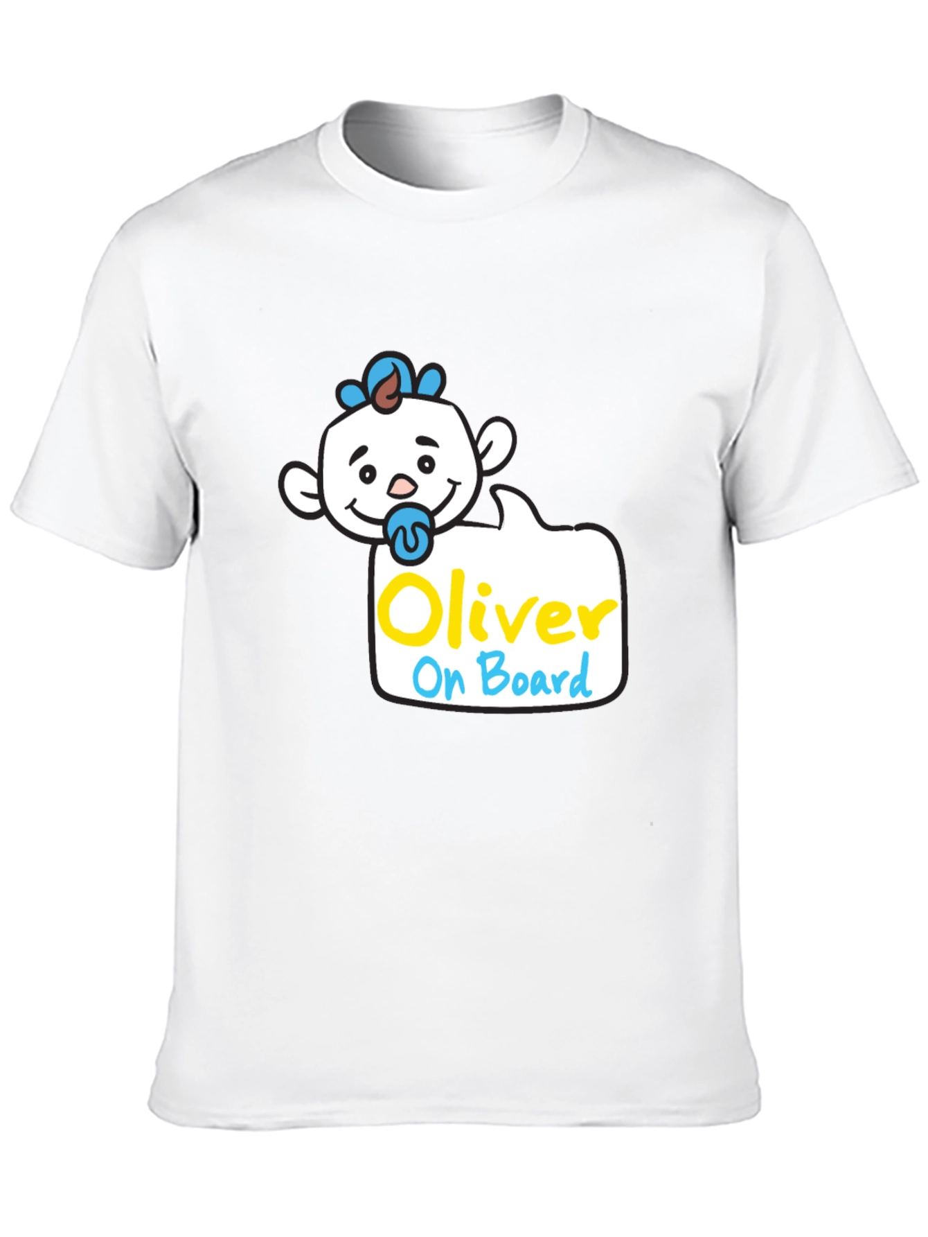Oliver On Board T-Shirt - Cute Baby Design