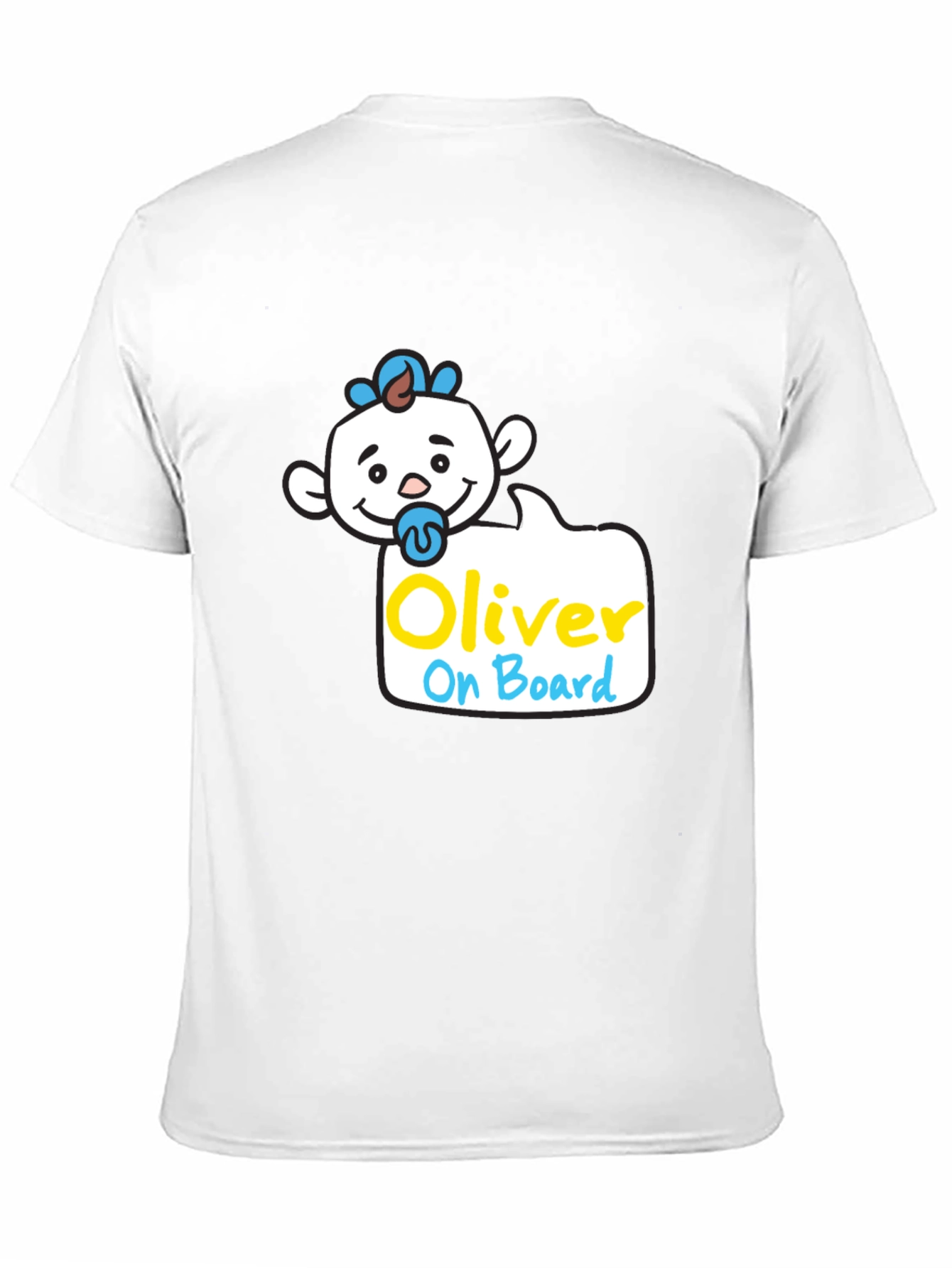 Oliver On Board T-Shirt - Cute Baby Design