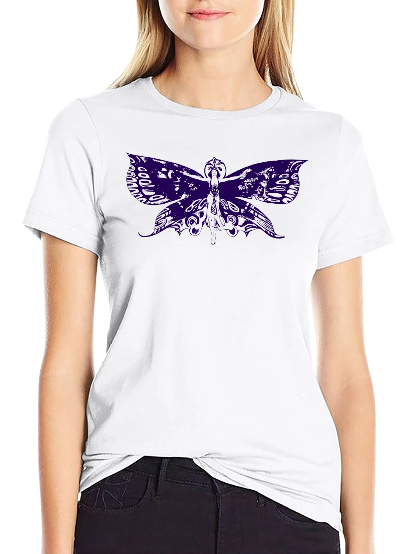 Butterfly Graphic T-Shirt - Casual Style