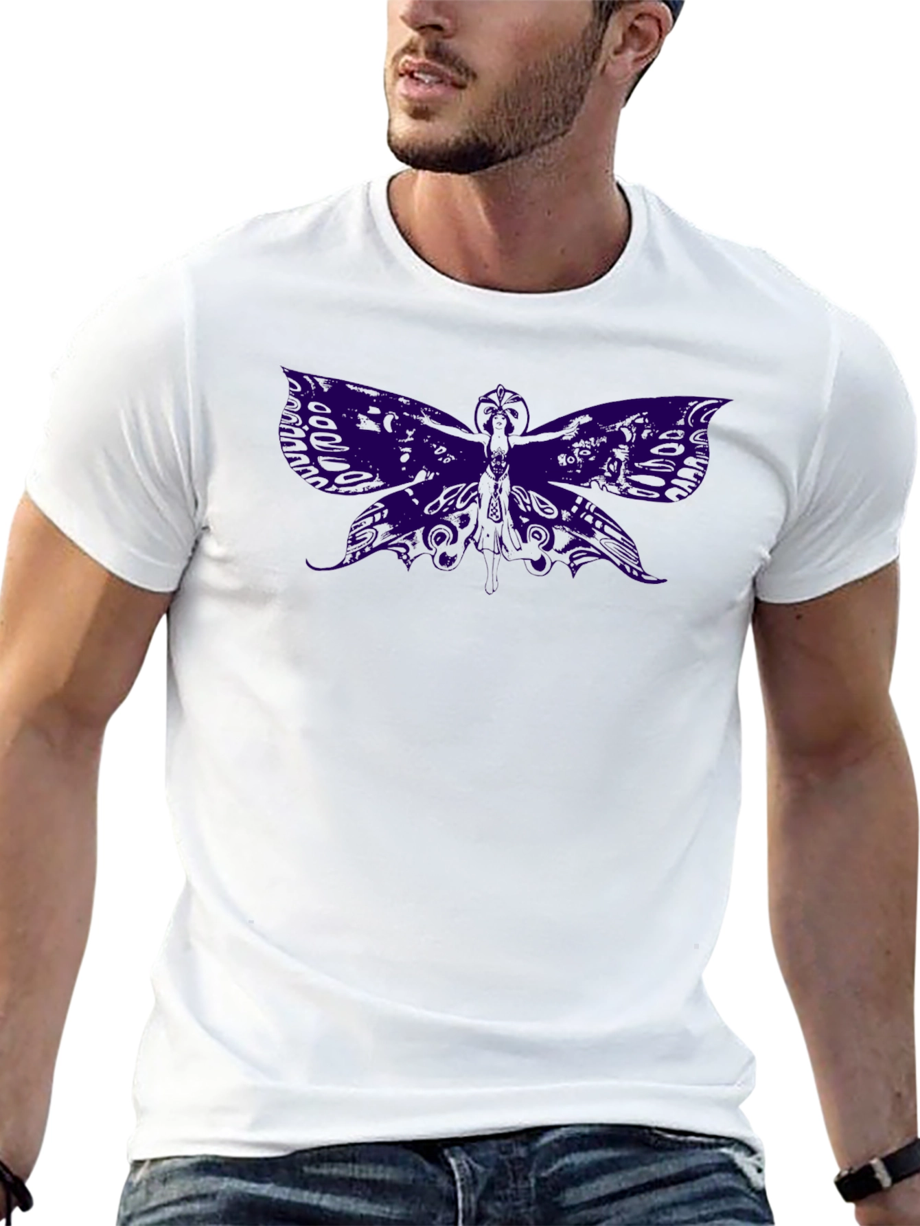 Butterfly Graphic T-Shirt - Casual Style