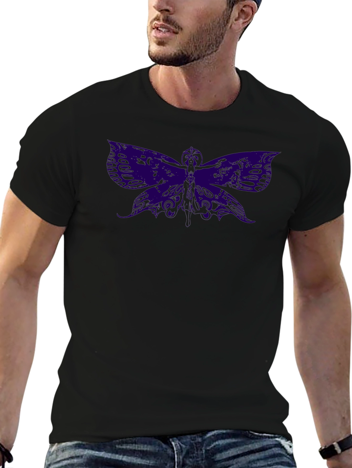Butterfly Graphic T-Shirt - Casual Style