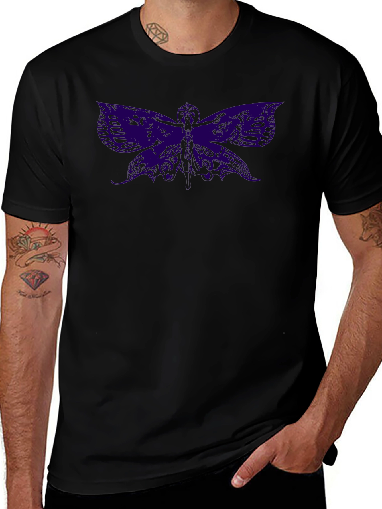 Butterfly Graphic T-Shirt - Casual Style