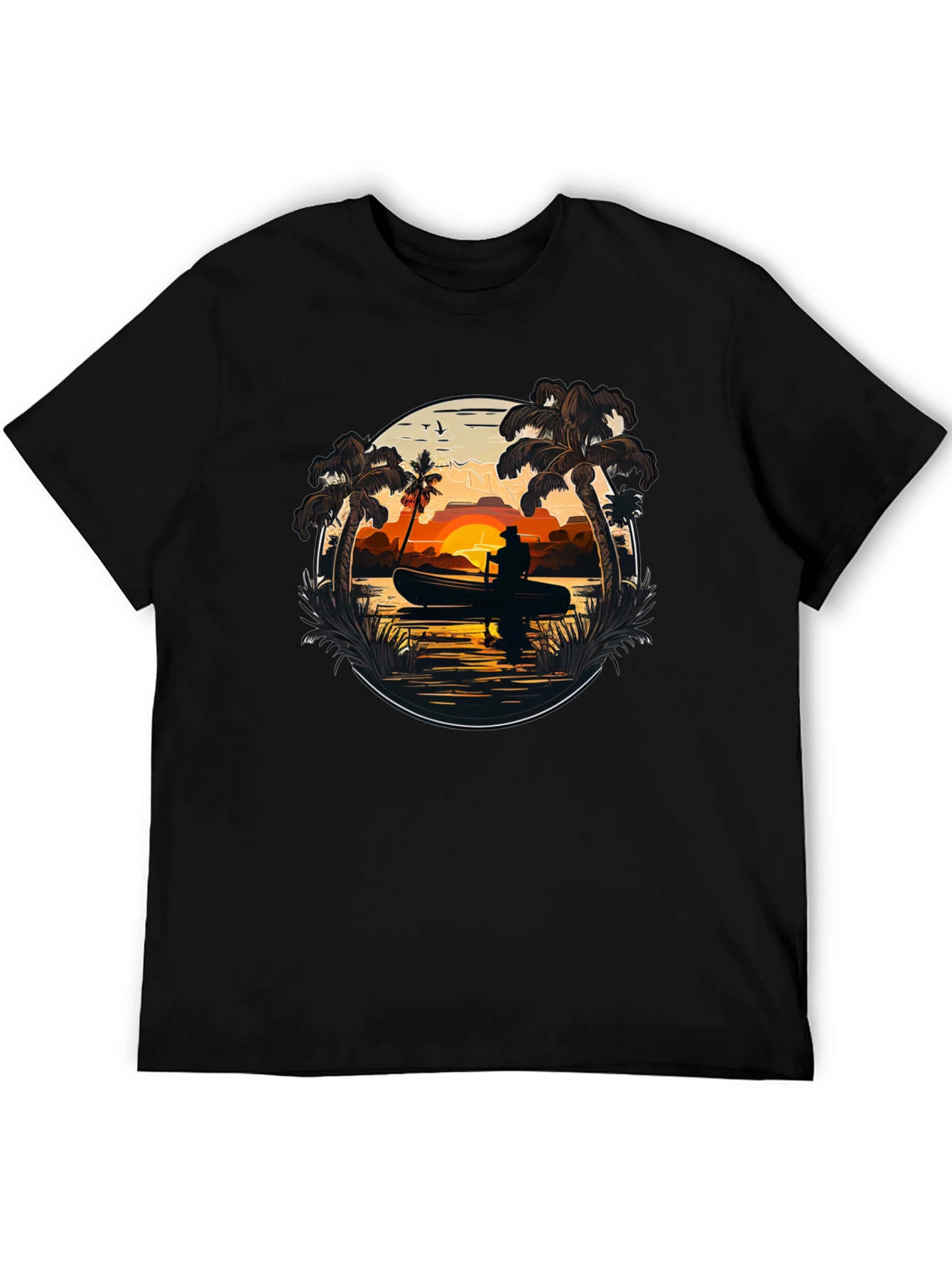 Sunset Canoe T-Shirt - Island Life Tee