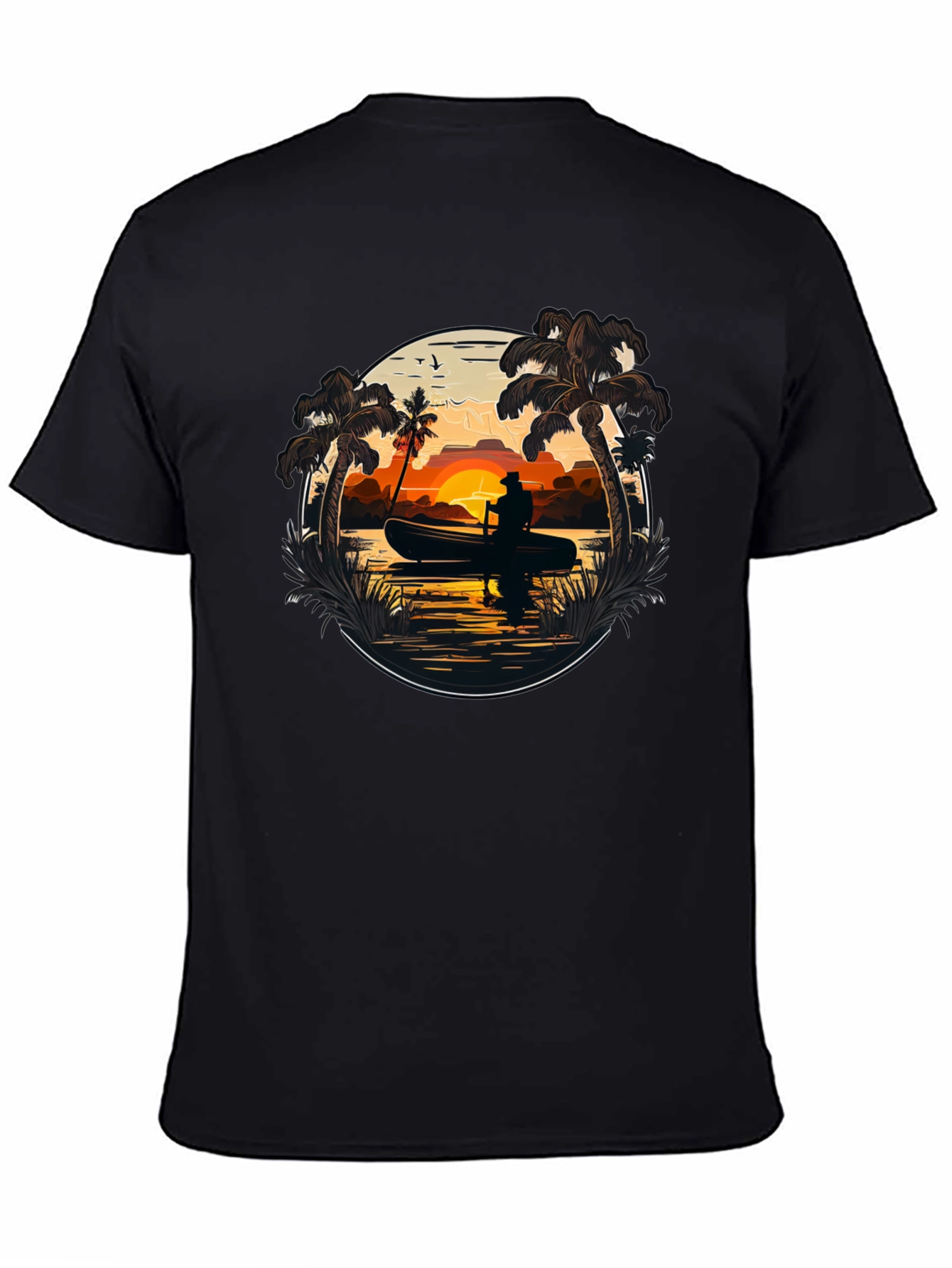 Sunset Canoe T-Shirt - Island Life Tee
